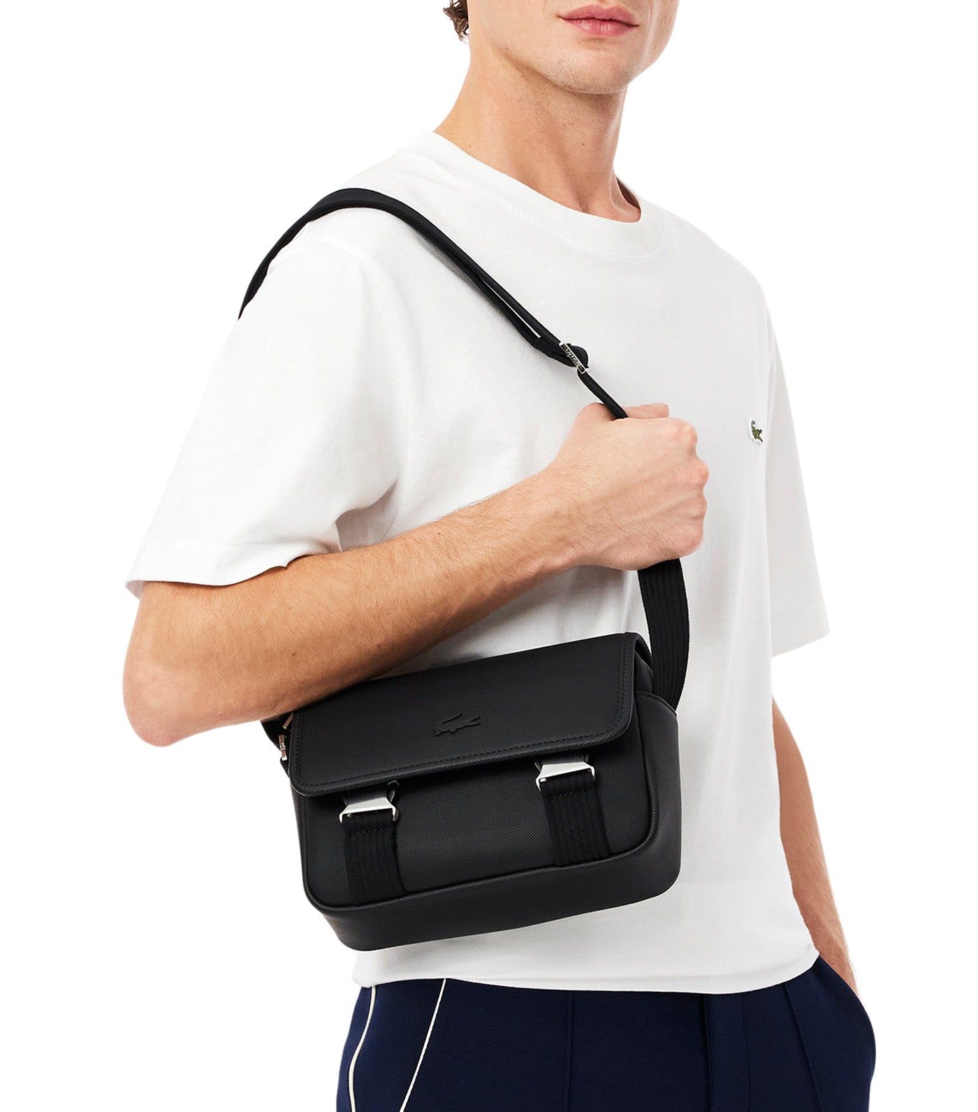 Men's Classic Messenger Bag Noir