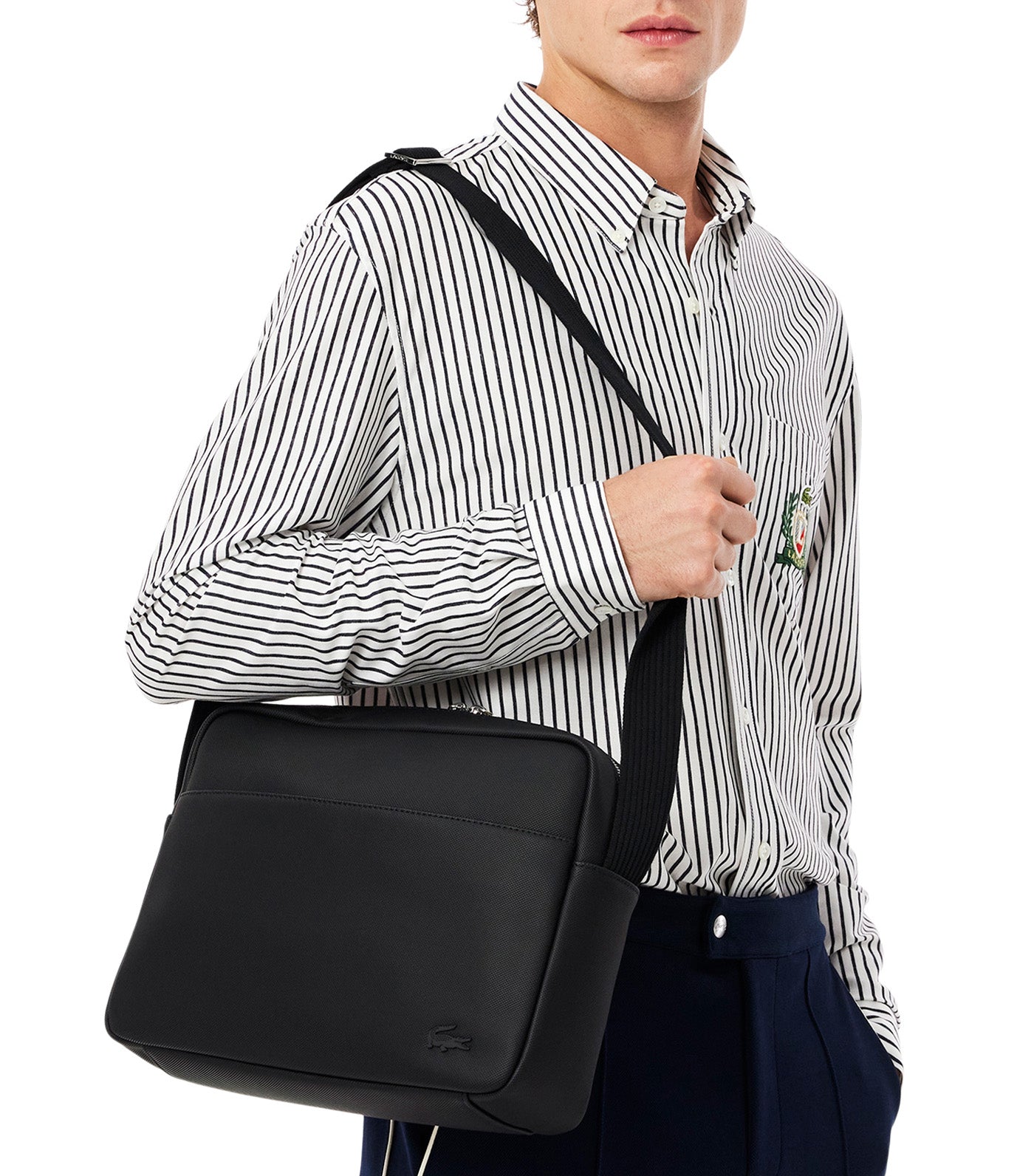 Men’s Classic Shoulder Bag Noir