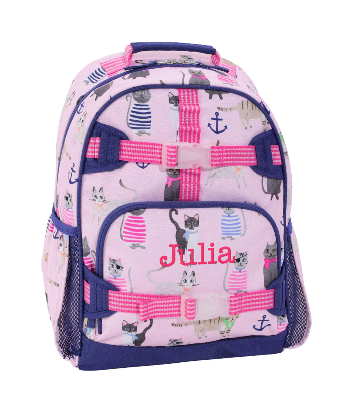 Pottery Barn Kids Mackenzie Salty Cat Small Backpack Multi