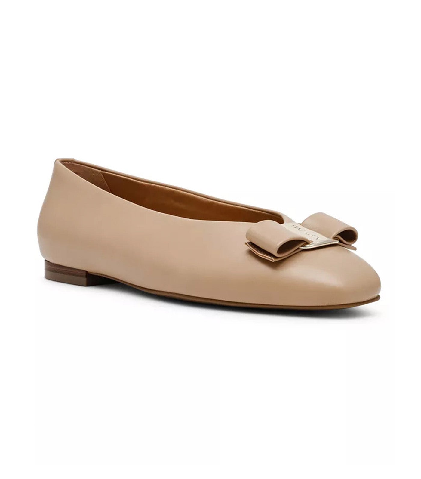 Willow Bow Detail Round Toe Ballet Flats