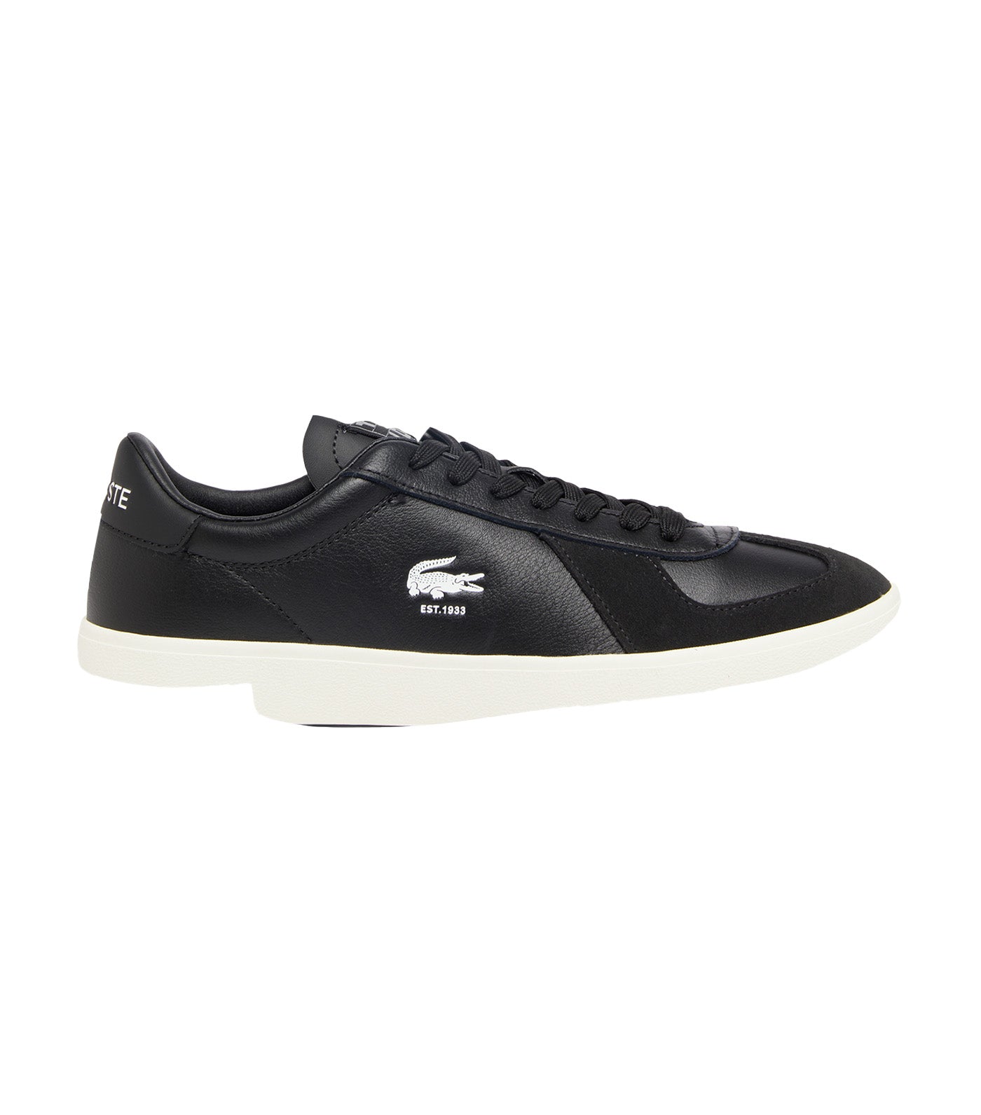 Lacoste Men's Baseshot Pro Leather Sneakers Black/Off White