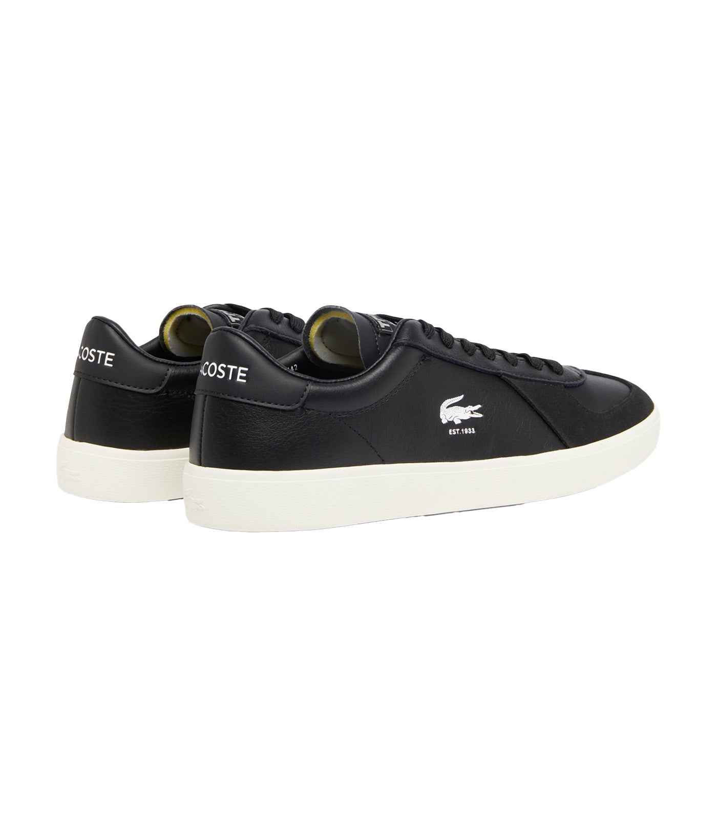Lacoste Men's Baseshot Pro Leather Sneakers Black/Off White