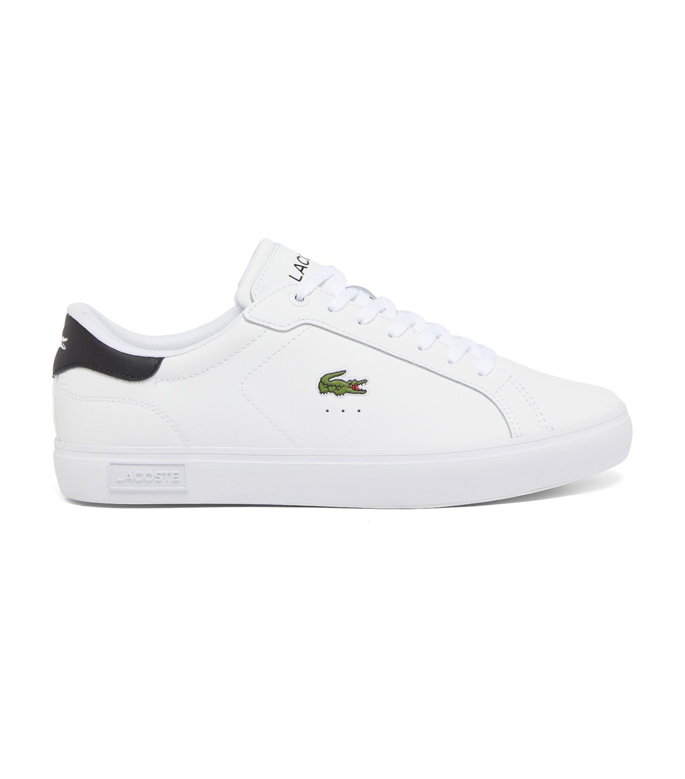 Lacoste Men's Powercourt Leather Sneakers White/Black