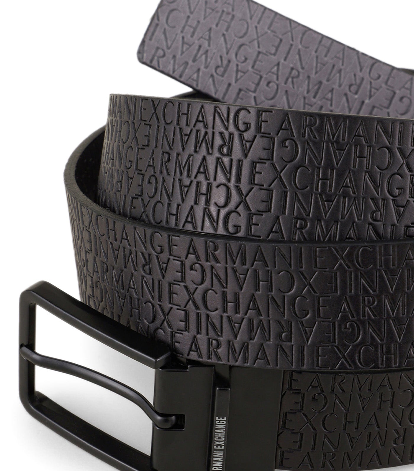 Reversible Belt Allover Logo Black/Gray