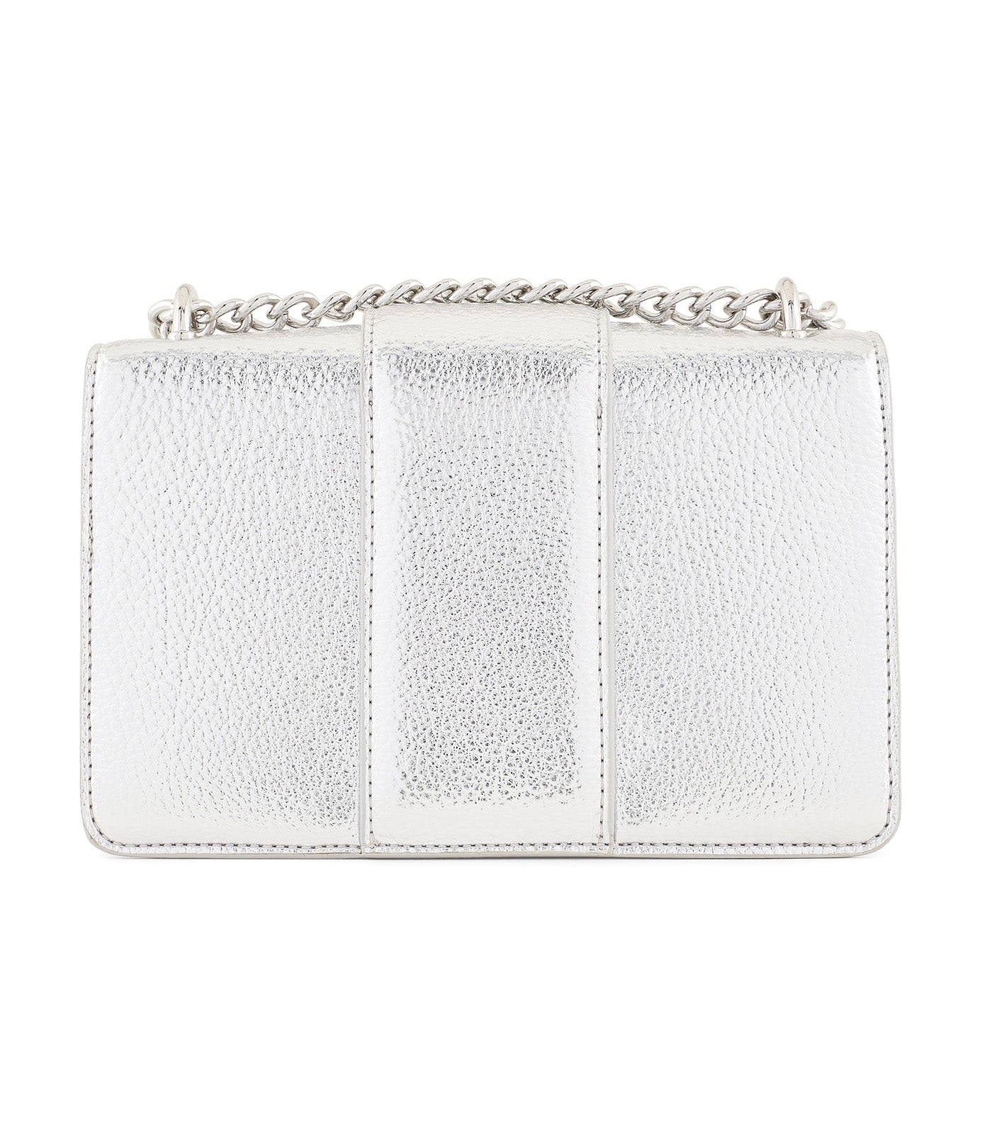 Shoulder Bag with Metal Logo