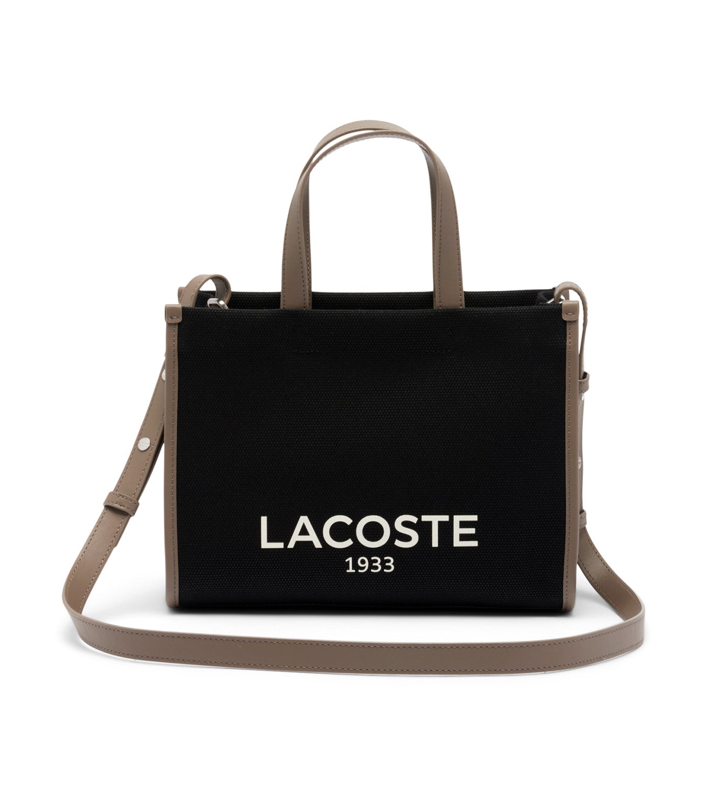 Small Heritage Canvas Tote Black Morel