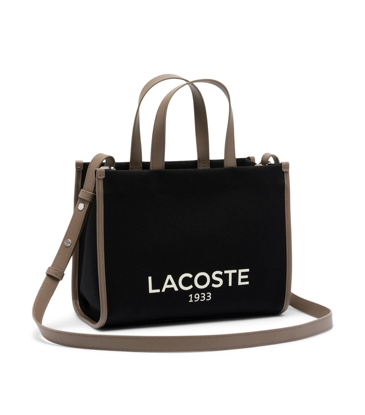 Small Heritage Canvas Tote Black Morel