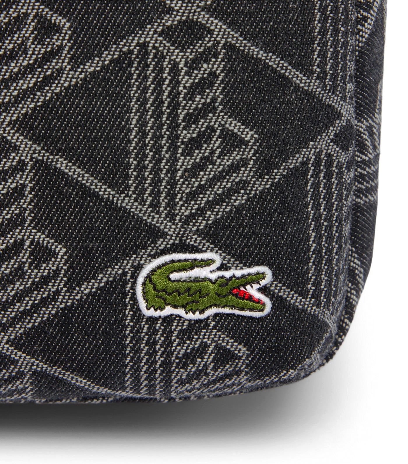 Neocroc Jacquard Motif Vertical Satchel Mono Jacquard Black Denim