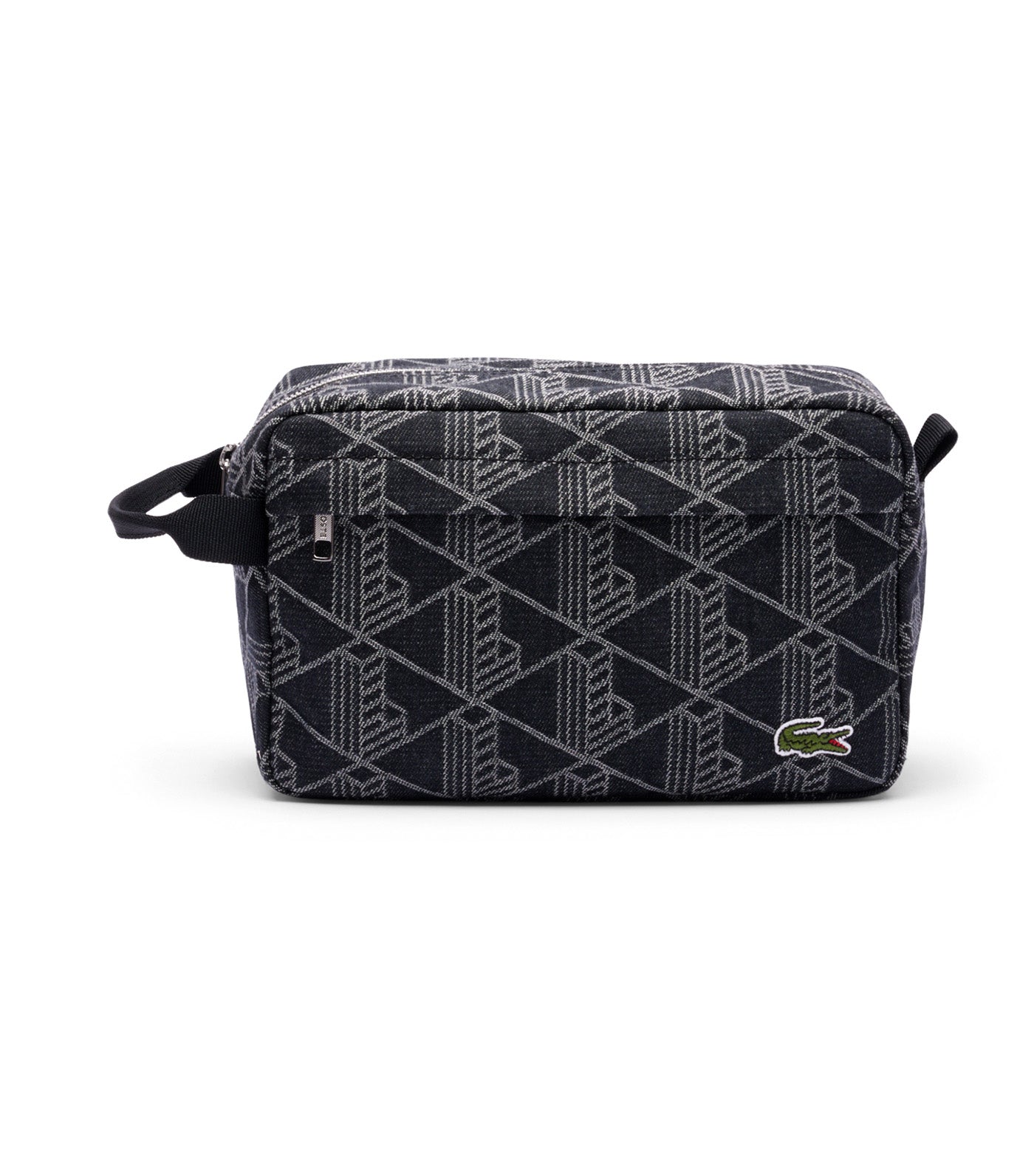 Neocroc Jacquard Motif Toiletry Bag Mono Jacquard Black Denim