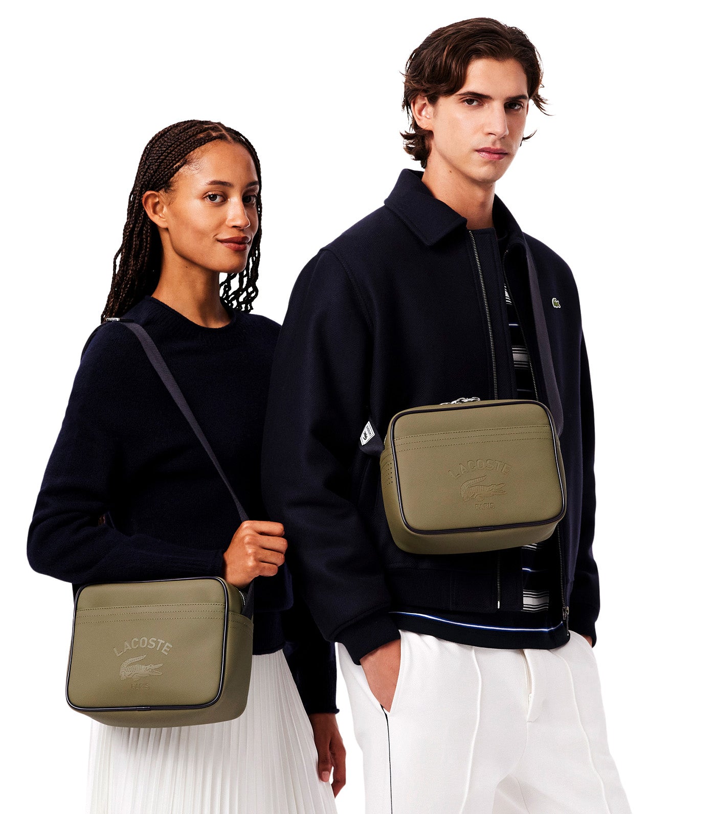 Medium Club 1930 Petit Piqué Reporter Bag