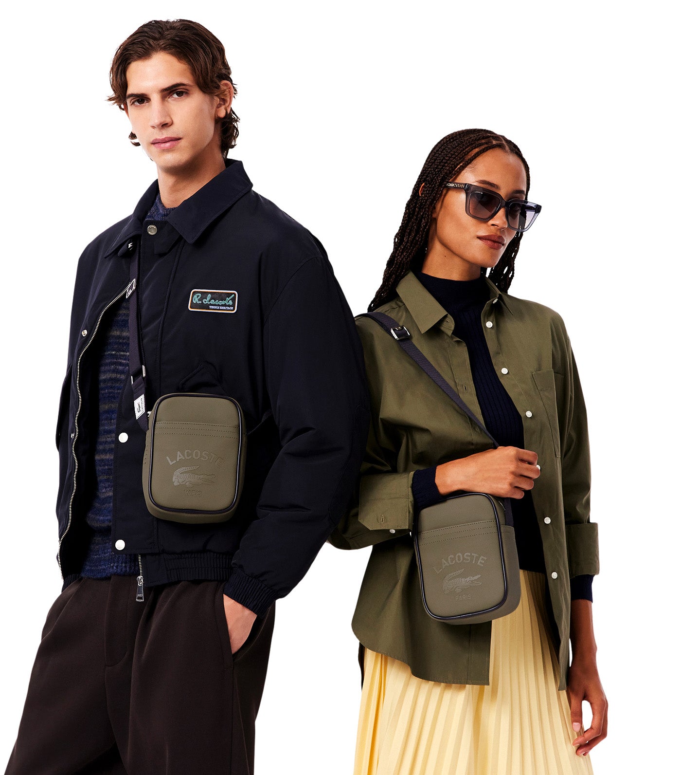 Club 1930 Petit Piqué Effect Vertical Satchel