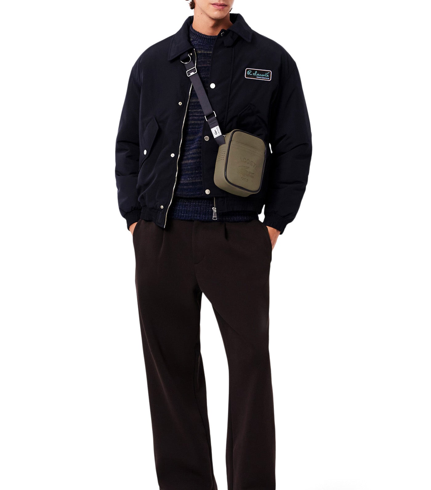 Club 1930 Petit Piqué Effect Vertical Satchel