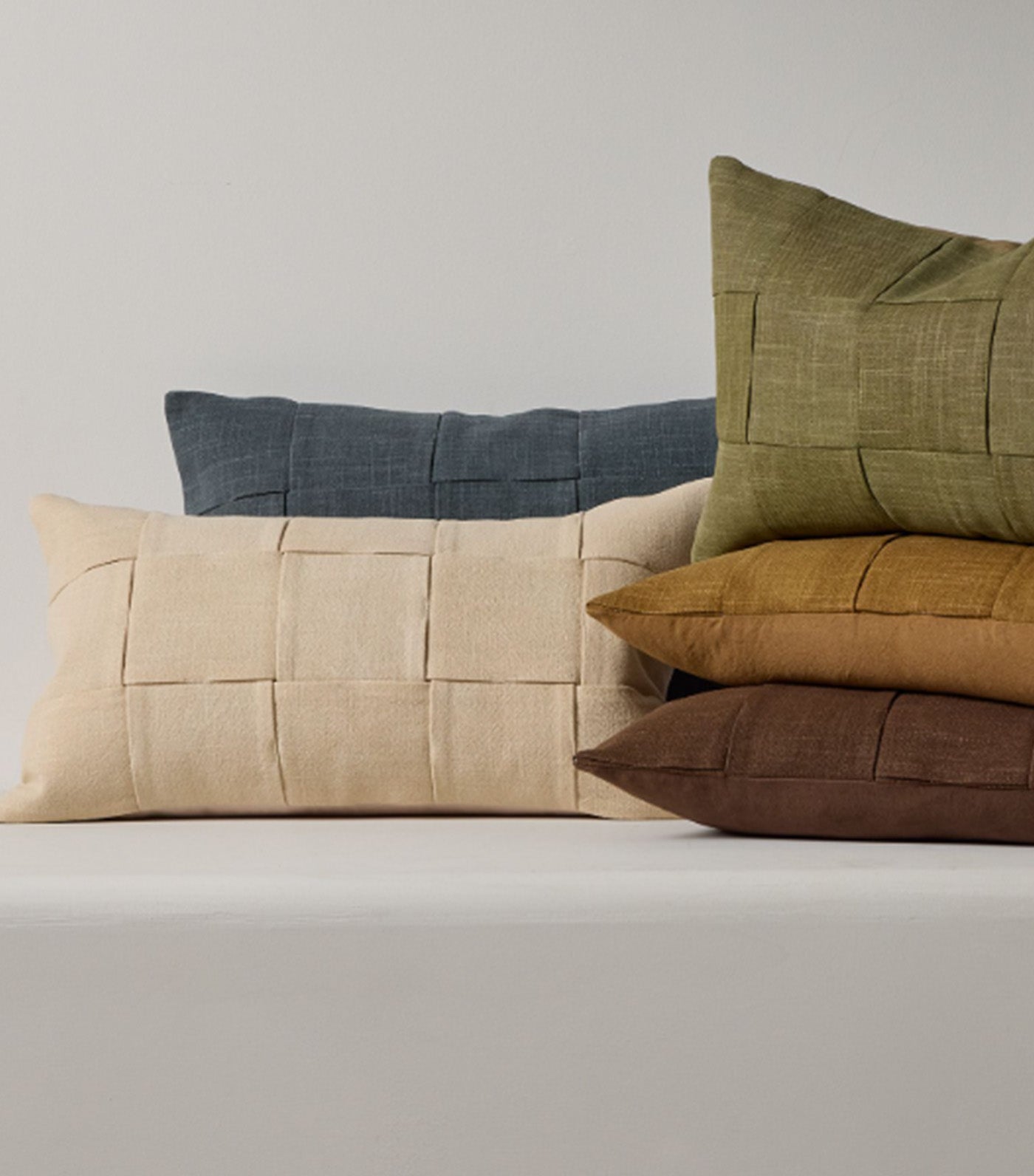 Washed Basketweave Pillow Cover