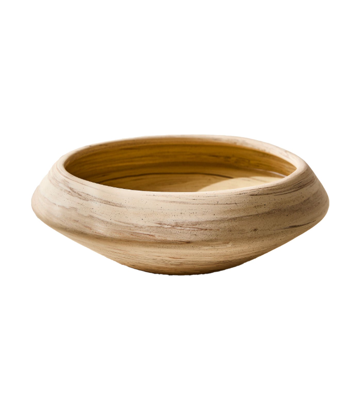 Ceramic Marbled Decorative Bowl Alabaster