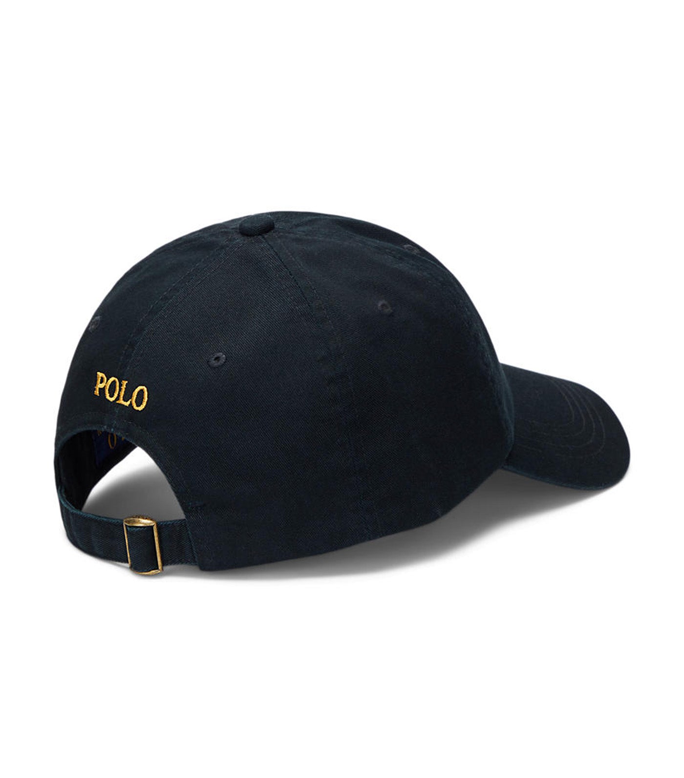 Men's Cotton Twill Ball Cap Polo Black