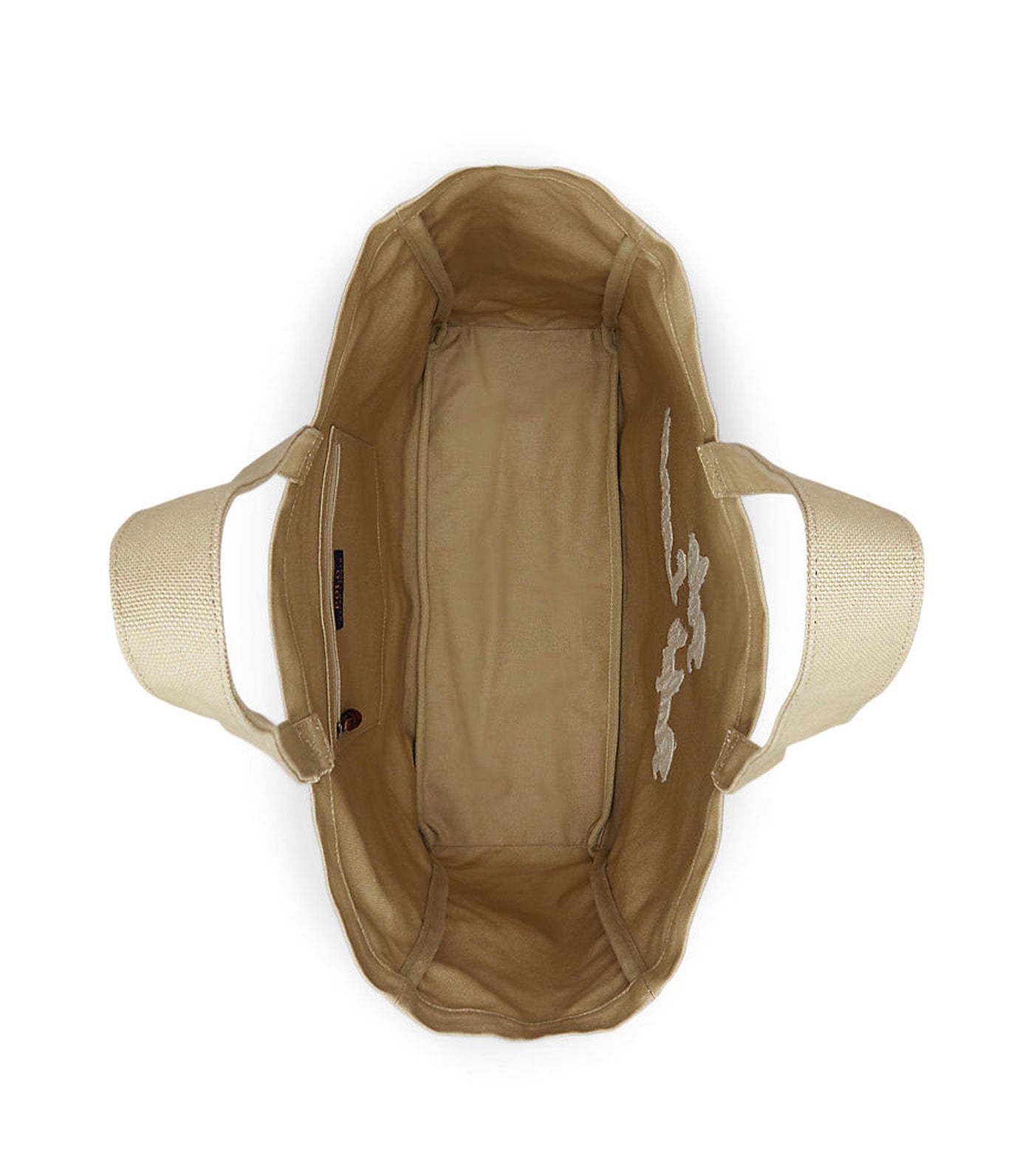 Men's Embroidered Canvas Tote