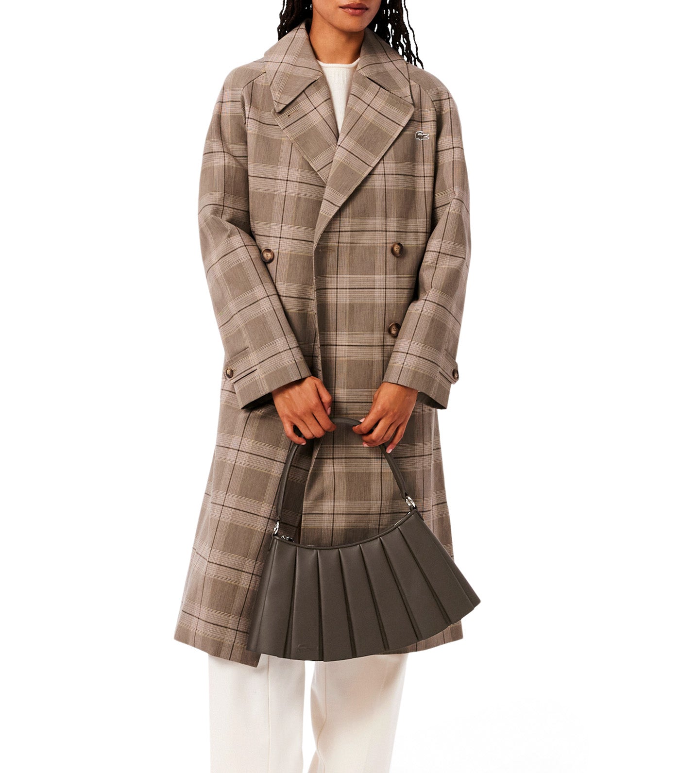 Medium Runway Lenglen Leather Bag Coffee Bean