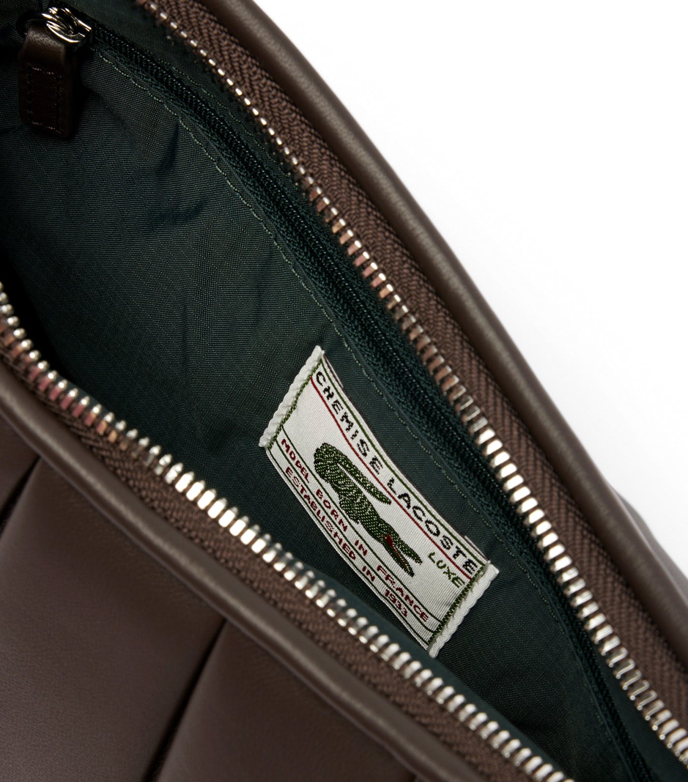 Medium Runway Lenglen Leather Bag Coffee Bean