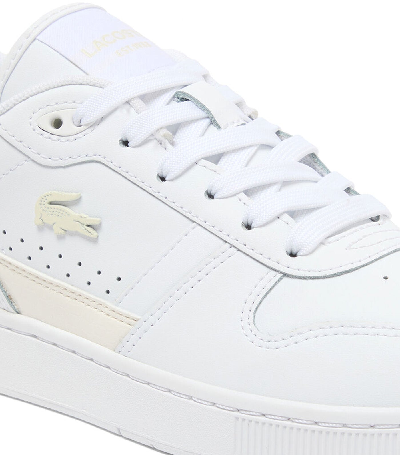 Women’s T-Clip Set Leather Sneakers White/Off White