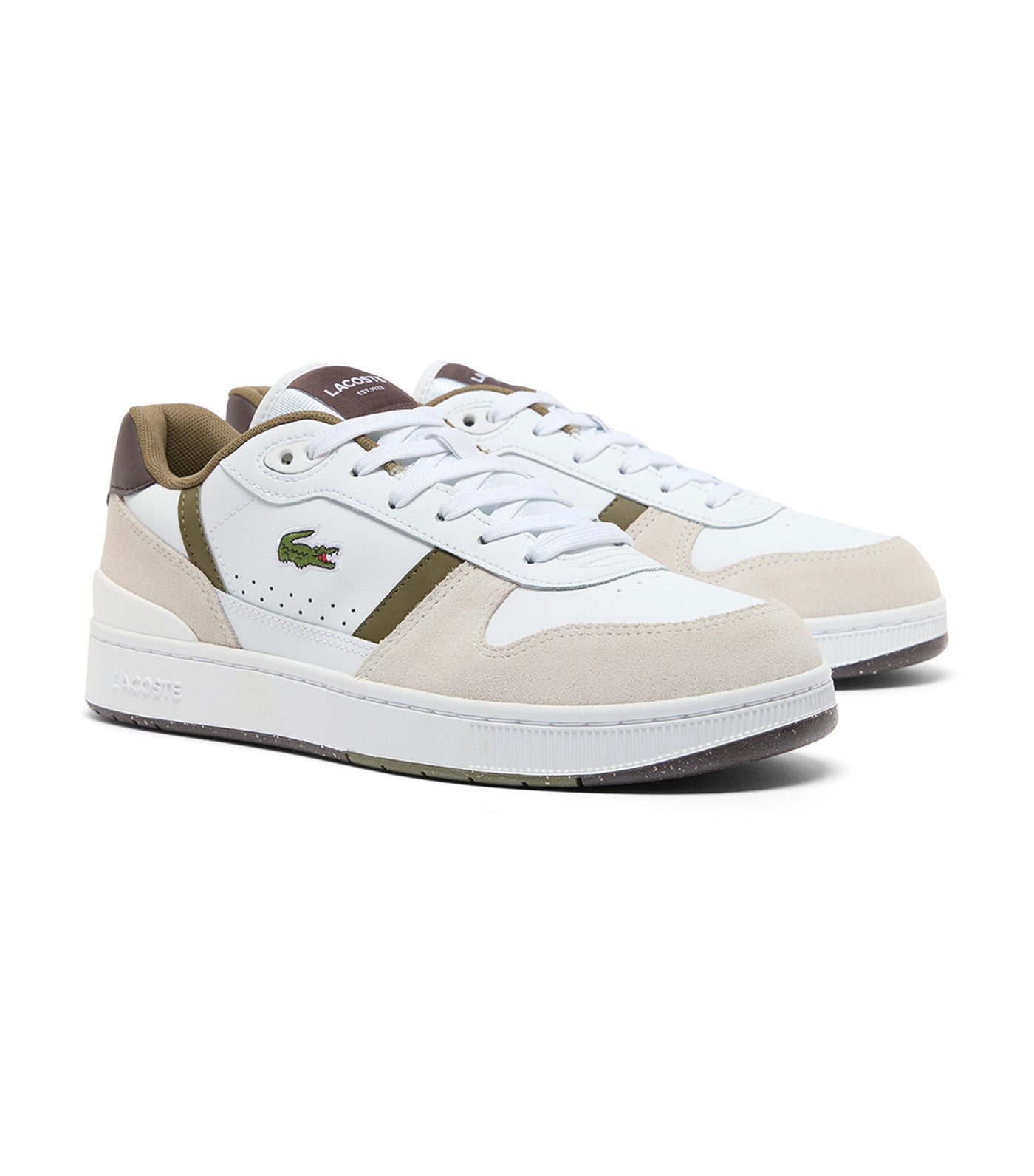 Men's T-Clip Set Leather Trainers