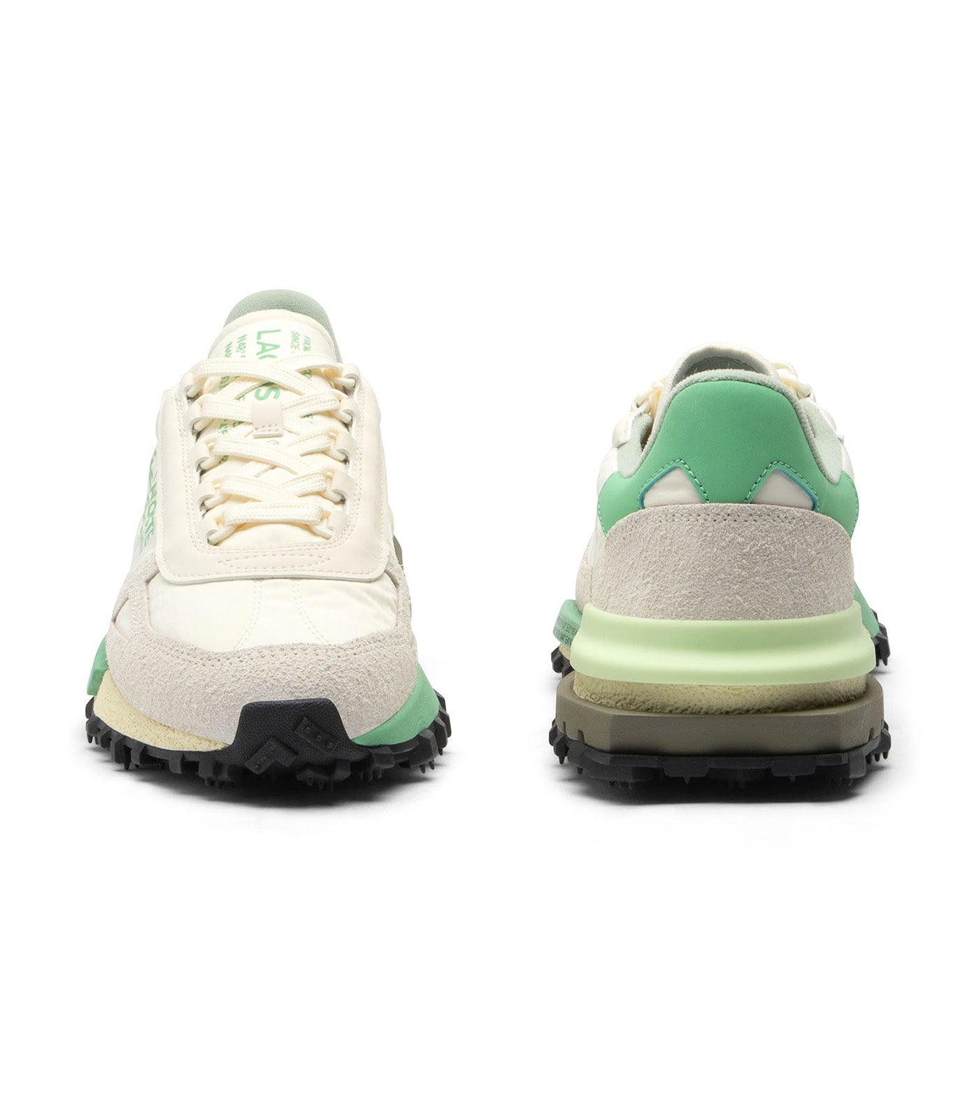 Men's Elite Active Sneakers Off White/Green