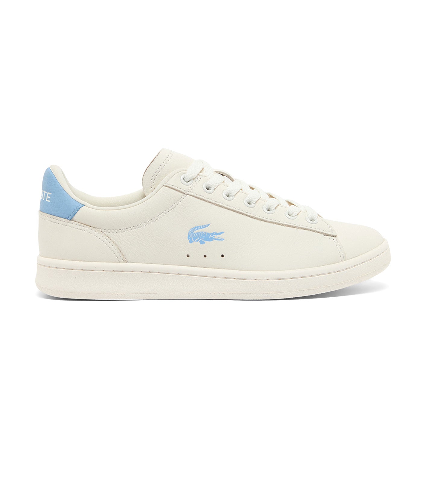 Lacoste Women's Carnaby Set Leather Sneakers Off White/Light Blue