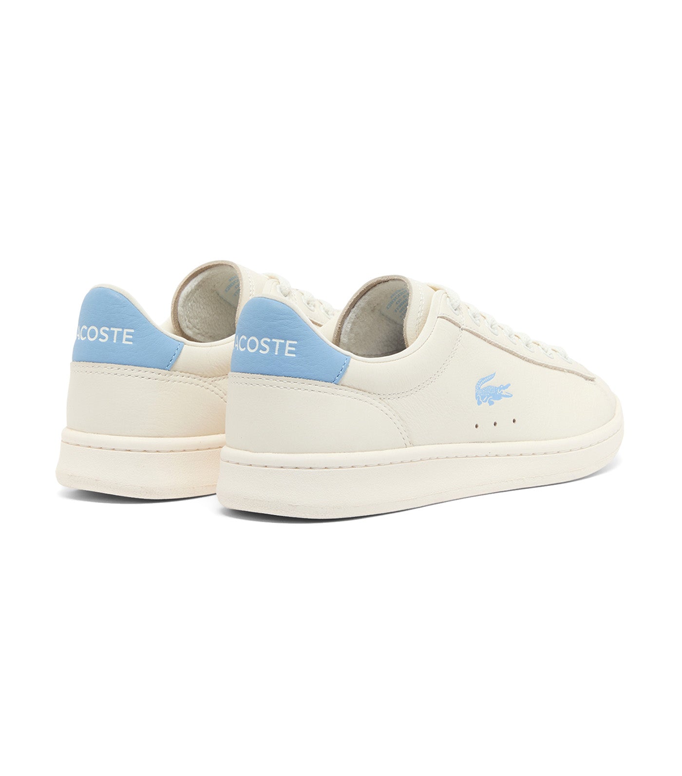 Lacoste Women's Carnaby Set Leather Sneakers Off White/Light Blue