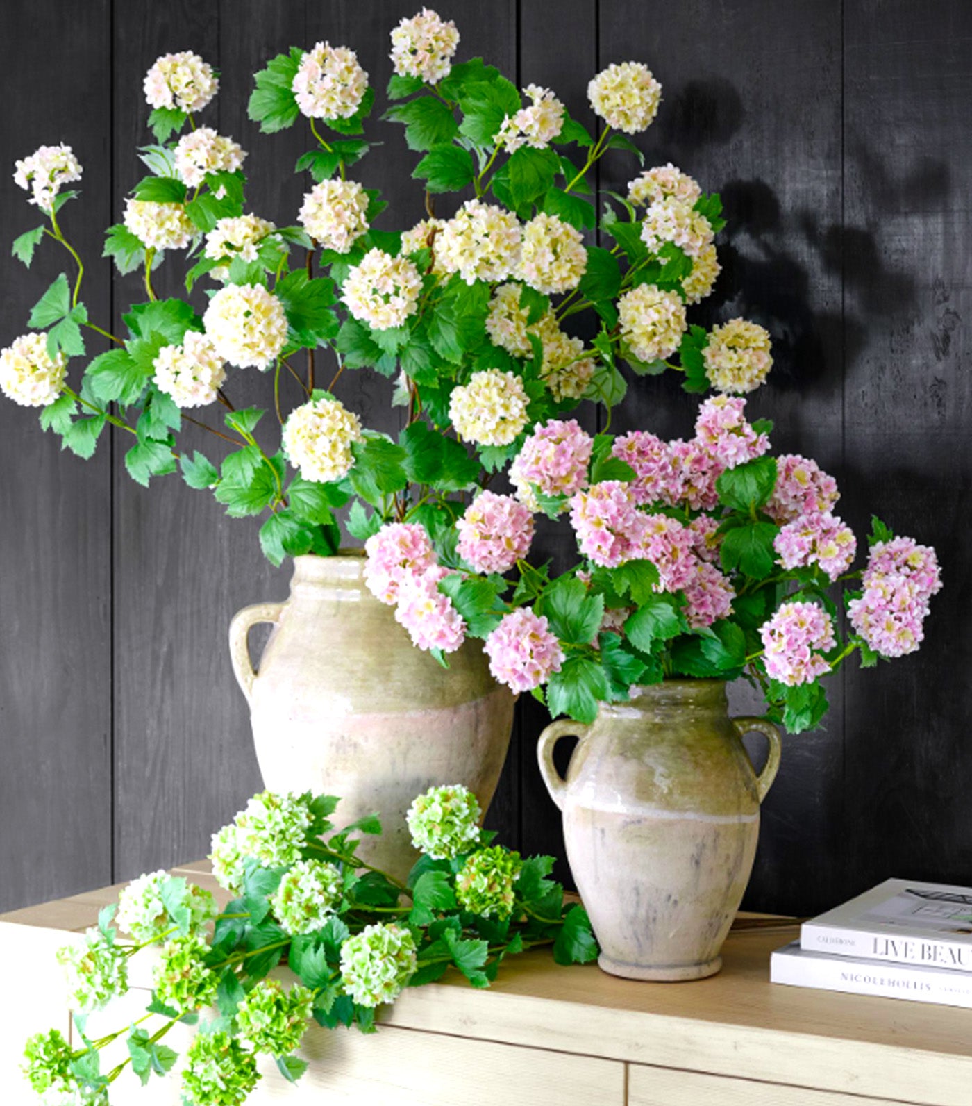 Faux Snowball Branch