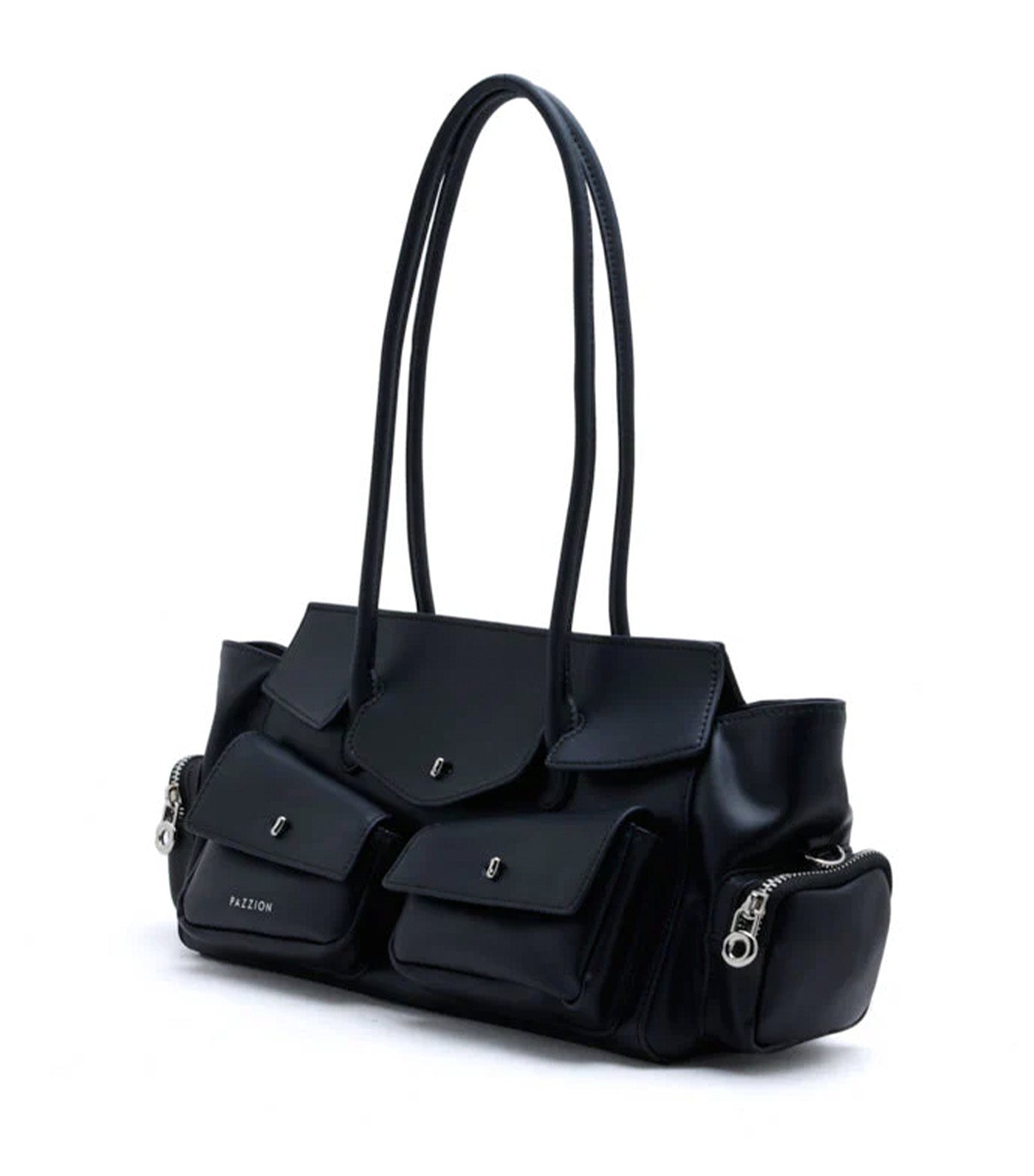 Virelle Structured Multi-Pocket Shoulder Bag