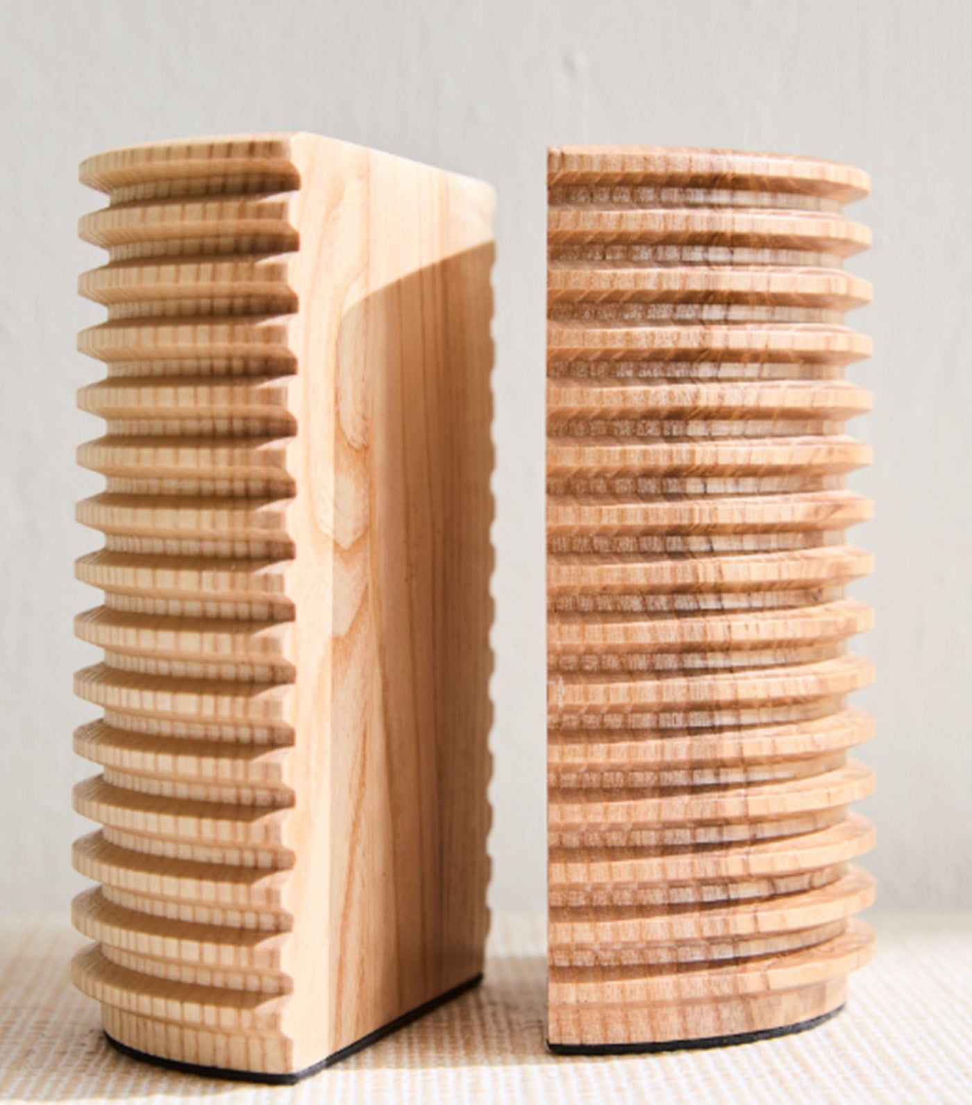 Peyton Wood Bookend Light Ash