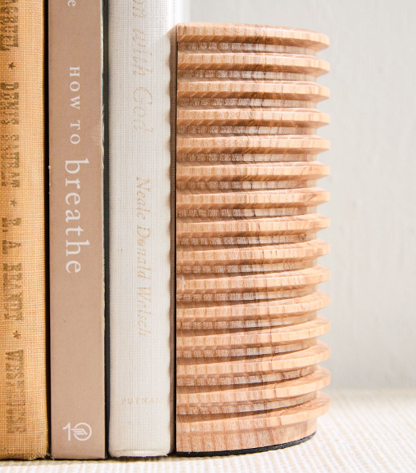 Peyton Wood Bookend Light Ash