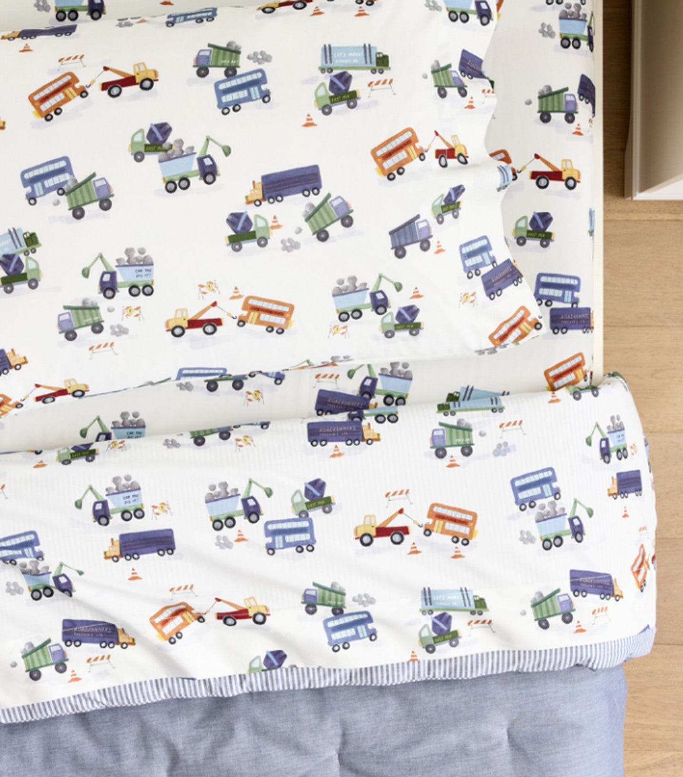 Heritage Construction Organic Sheet Set Multi