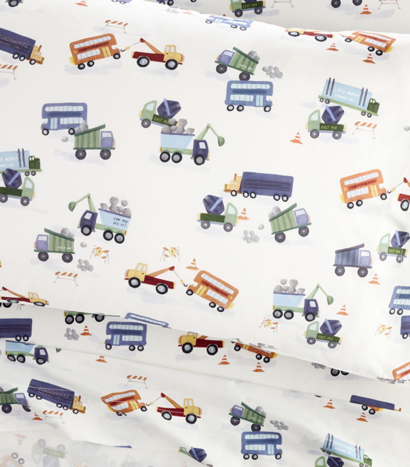 Heritage Construction Organic Sheet Set Multi