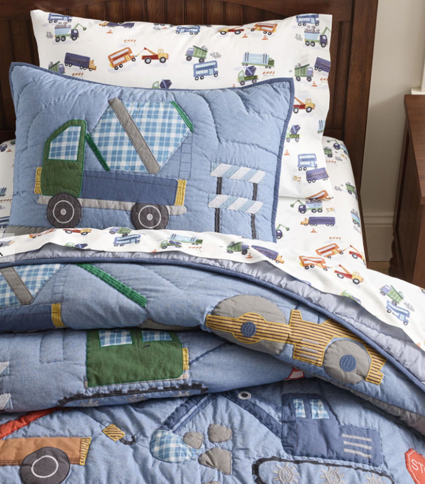 Heritage Construction Organic Sheet Set Multi