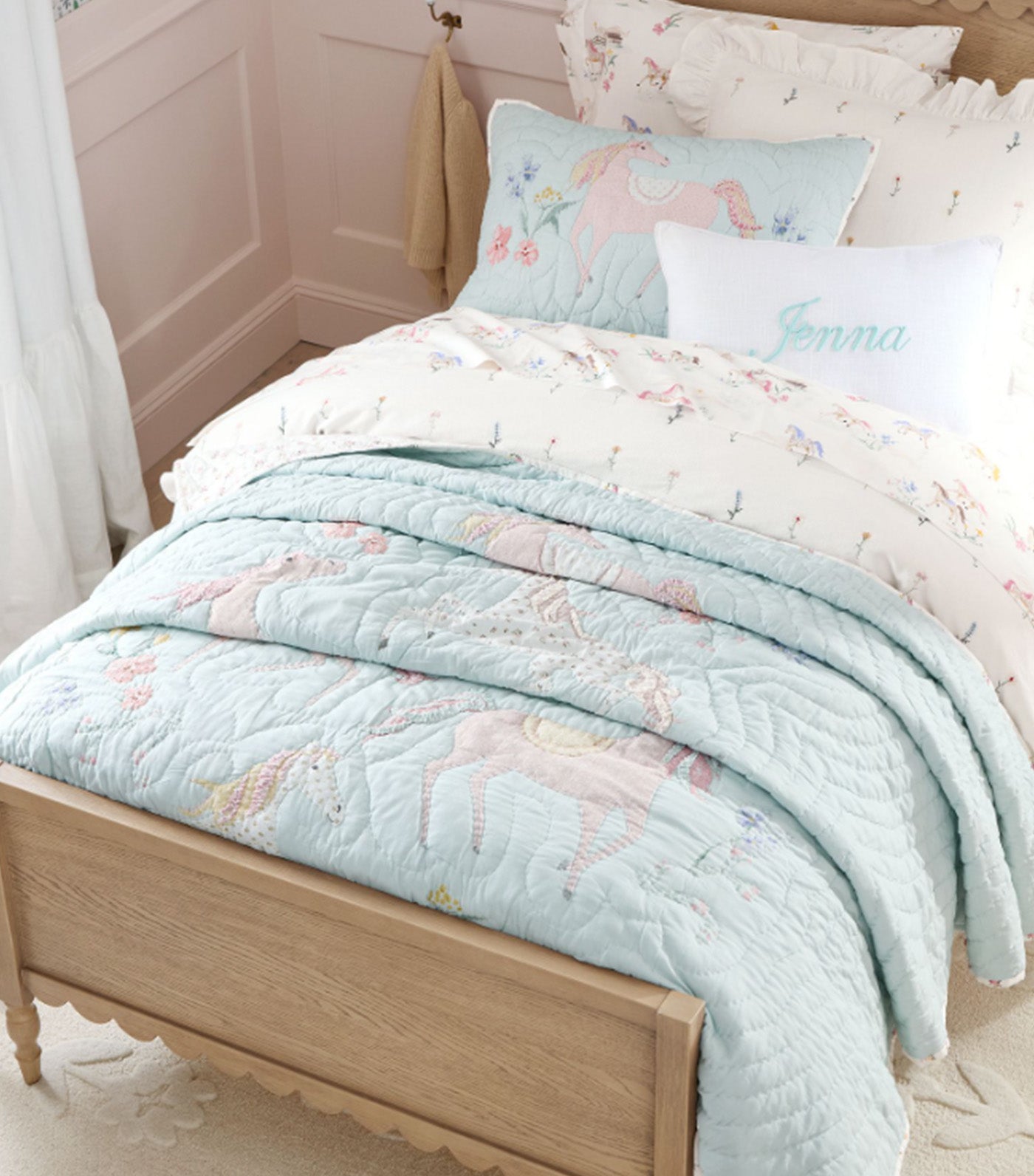 Floral Horse Quilt Multi