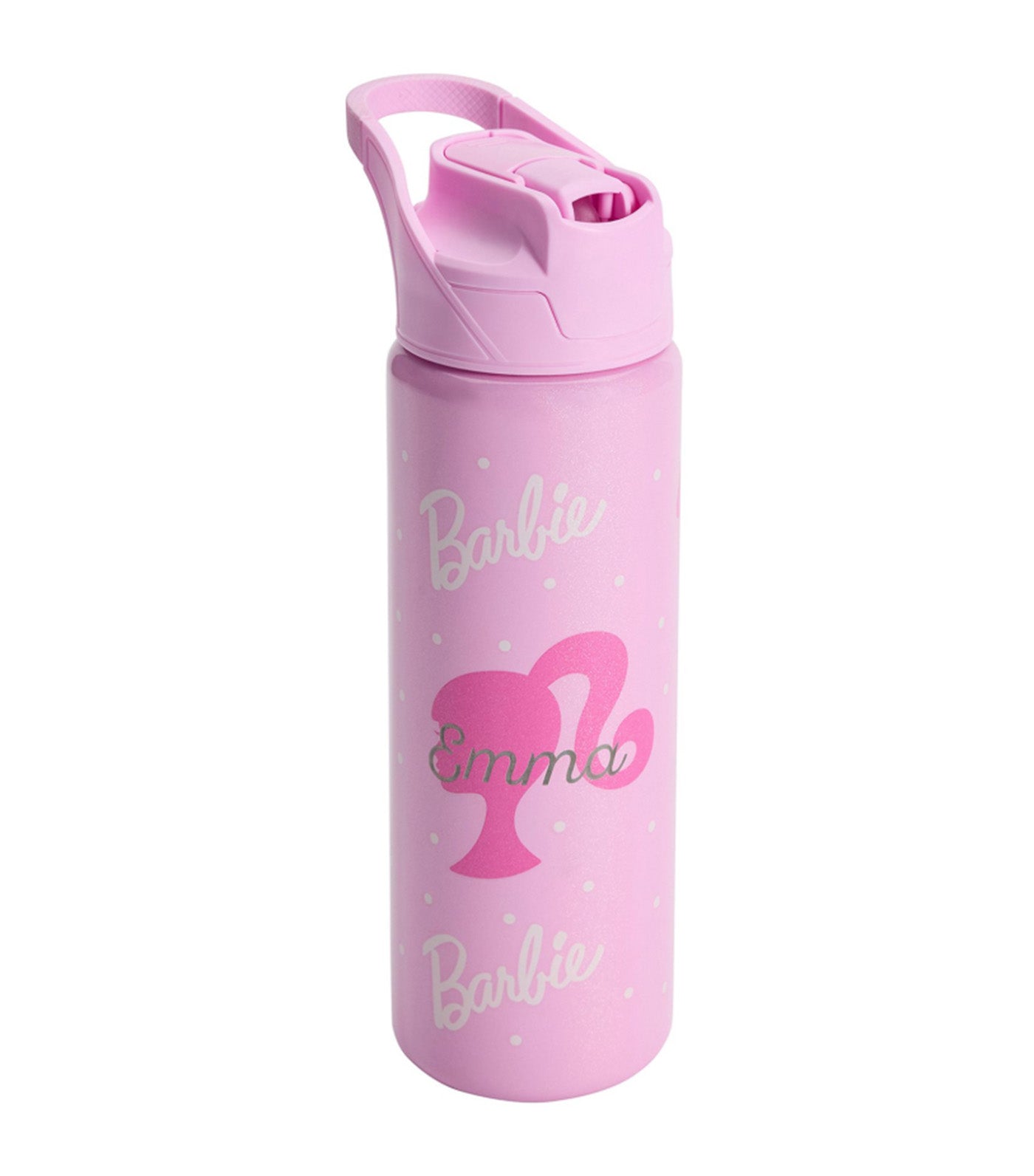 Pottery Barn Kids Mackenzie Barbie™ Glitter Water Bottle Pink