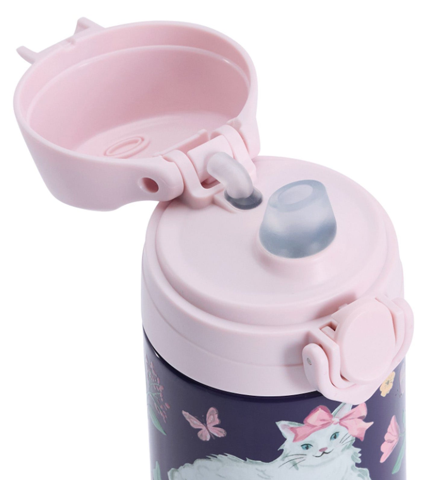 Pottery Barn Kids Mackenzie Kitty Floral Water Bottle Multi