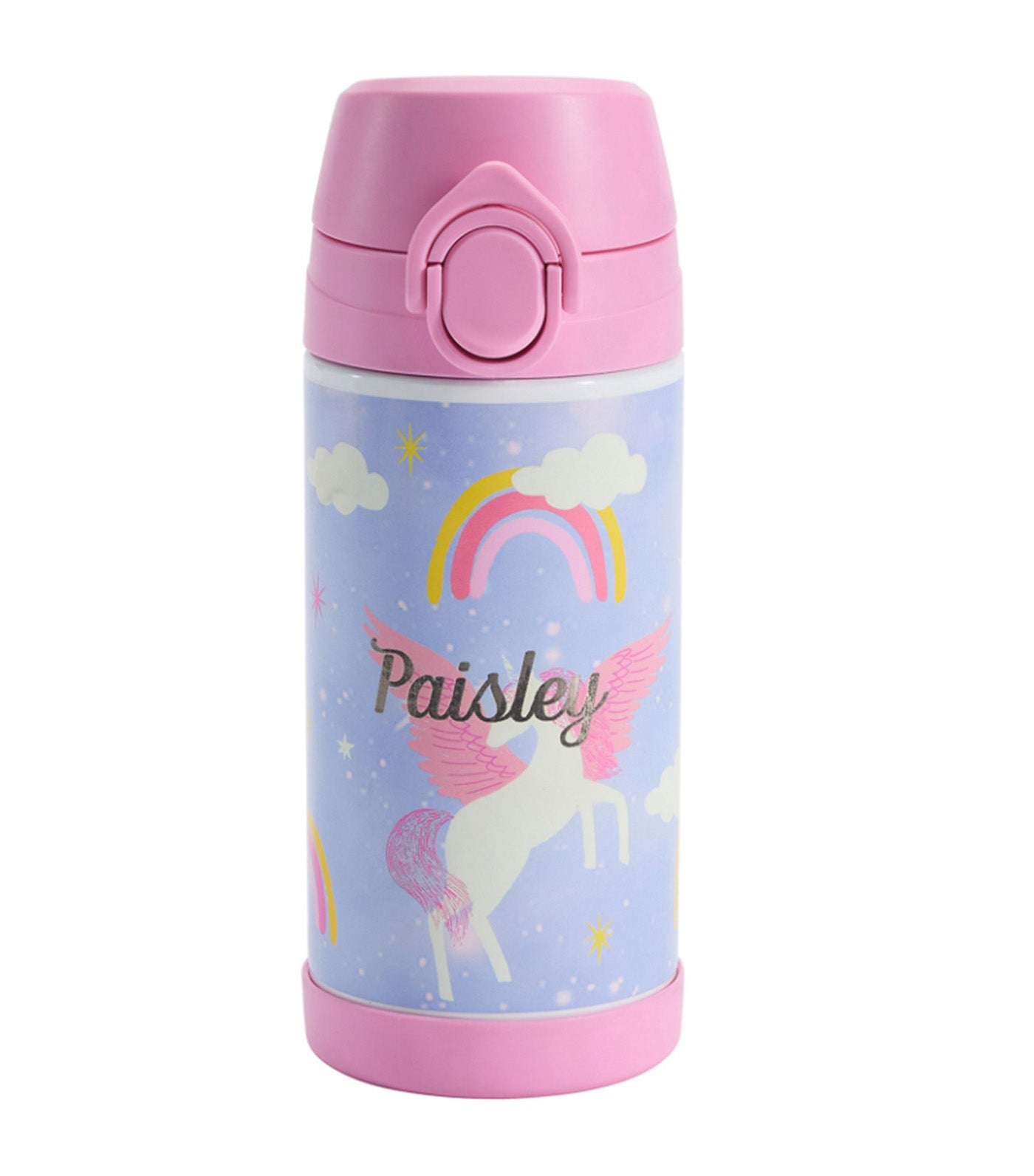 Pottery Barn Kids Mackenzie Celestial Pegasus Sky Glow-in-the-Dark Water Bottle Multi