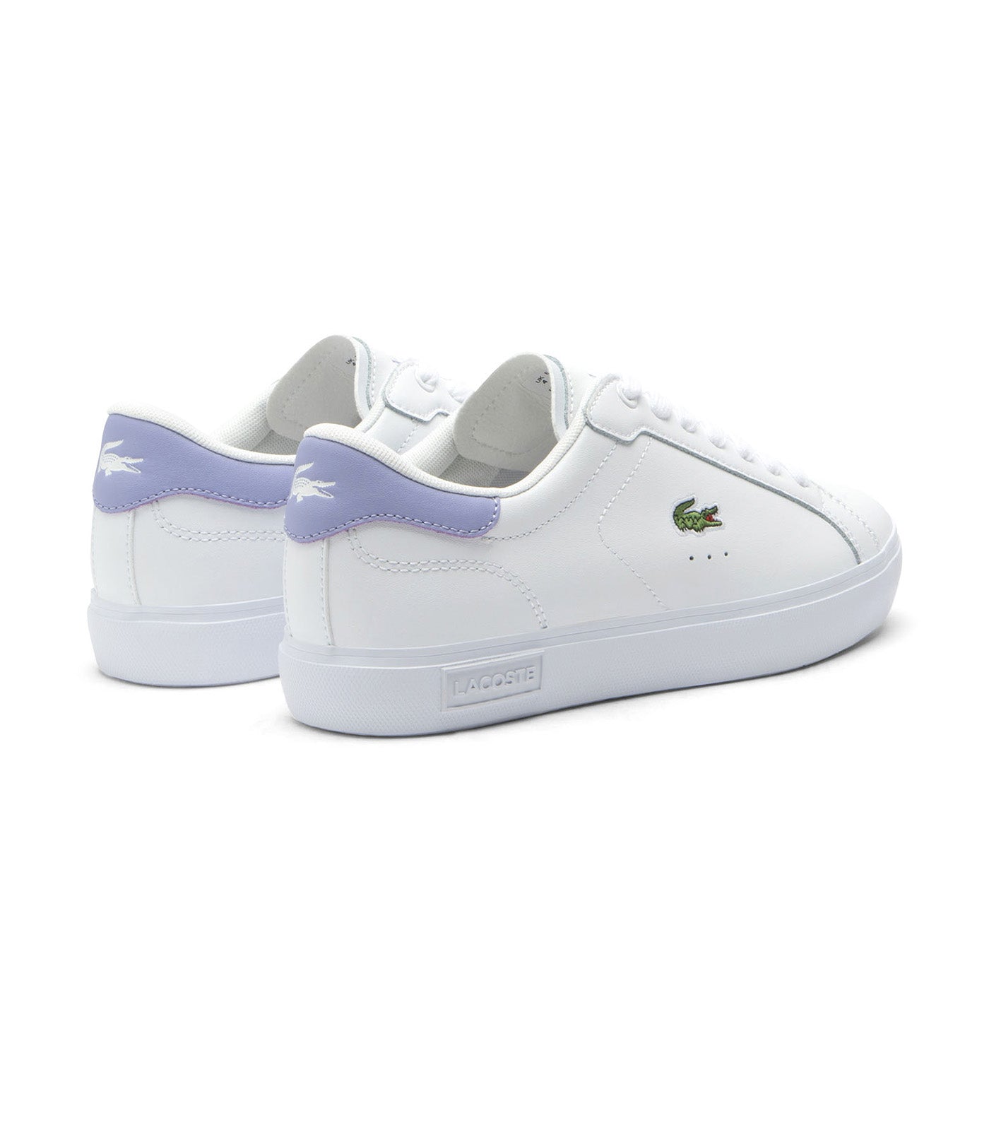 Lacoste Women's Powercourt Leather Sneakers White/Light Purple