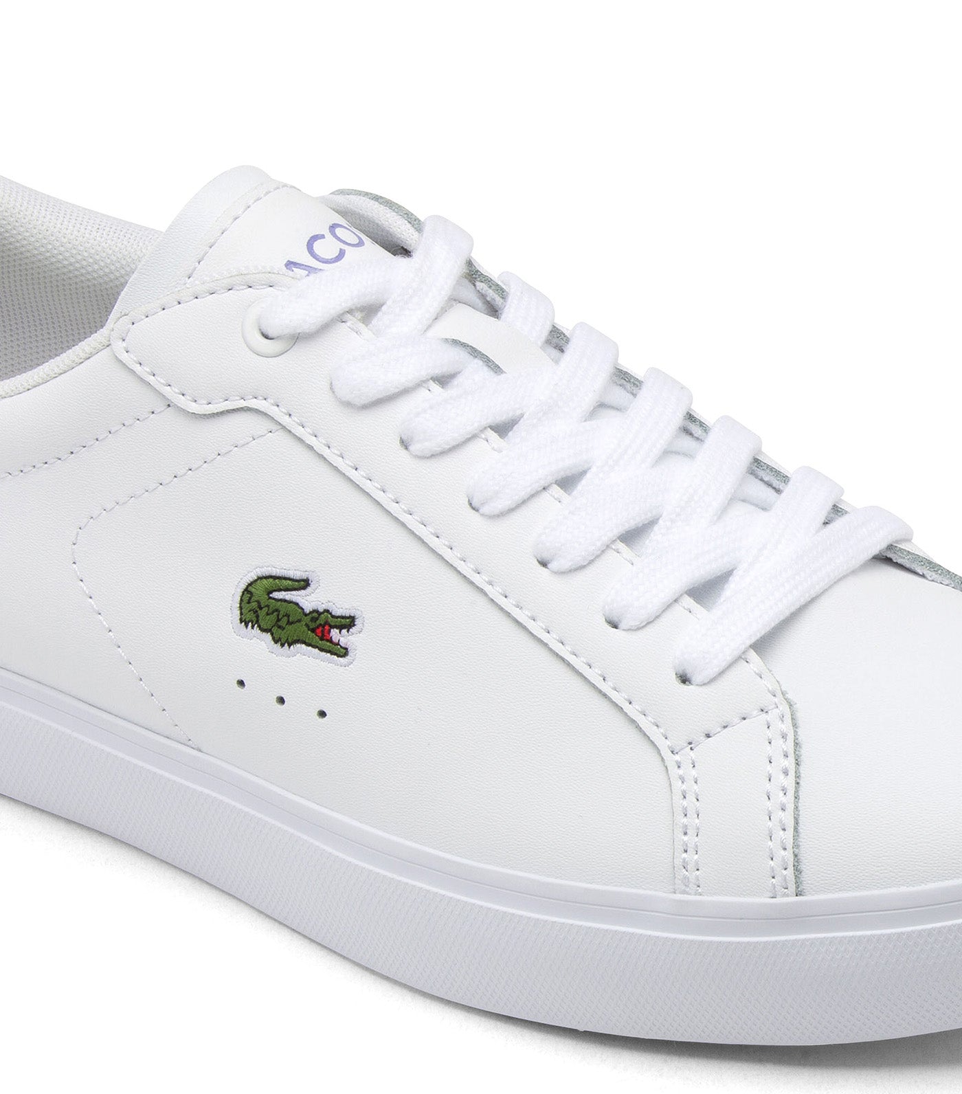 Lacoste Women's Powercourt Leather Sneakers White/Light Purple