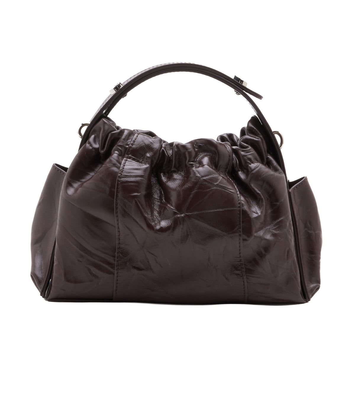 Octavia Ruched Bag Wine