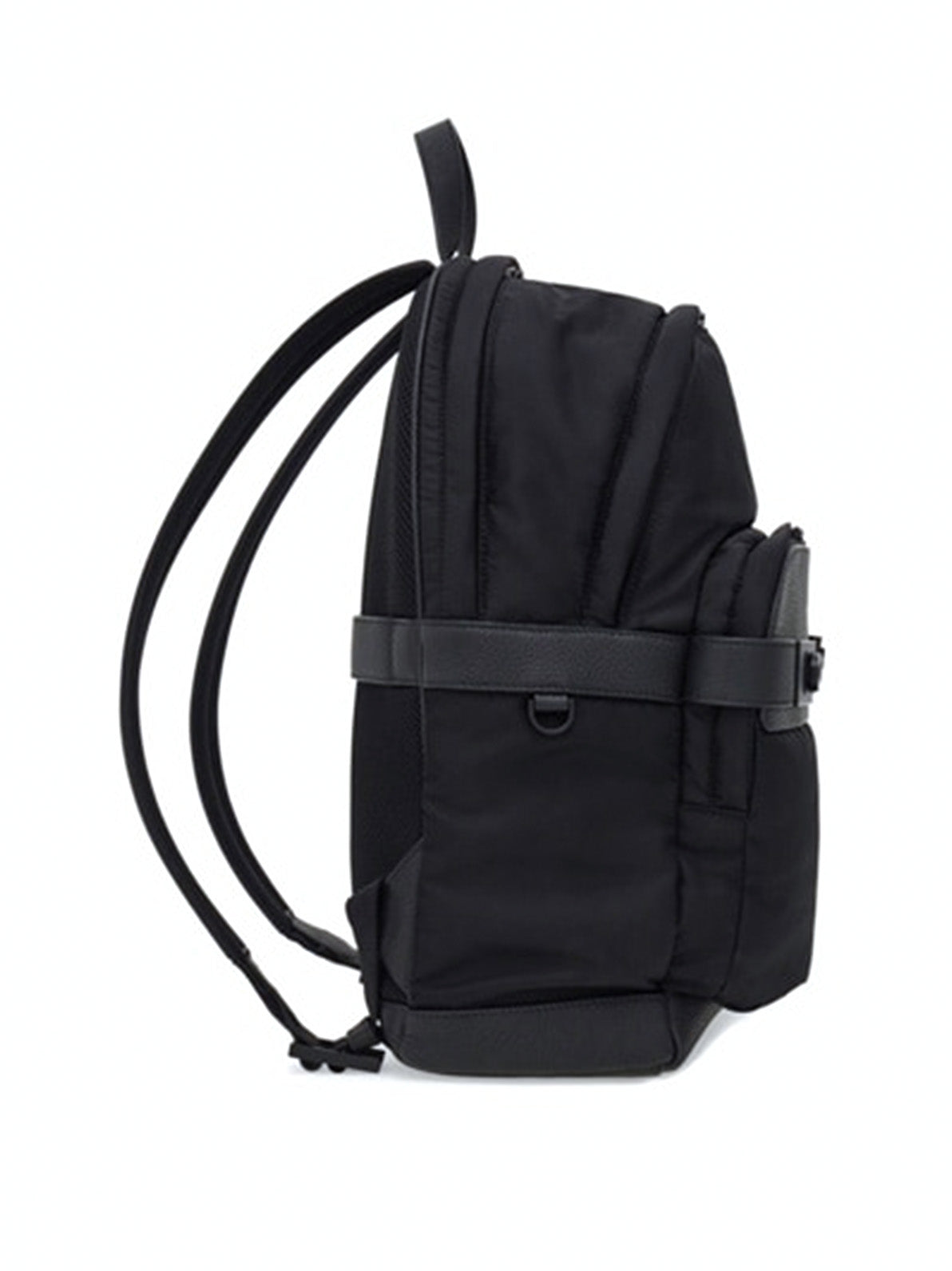 Backpack With Gancini Buckles Black