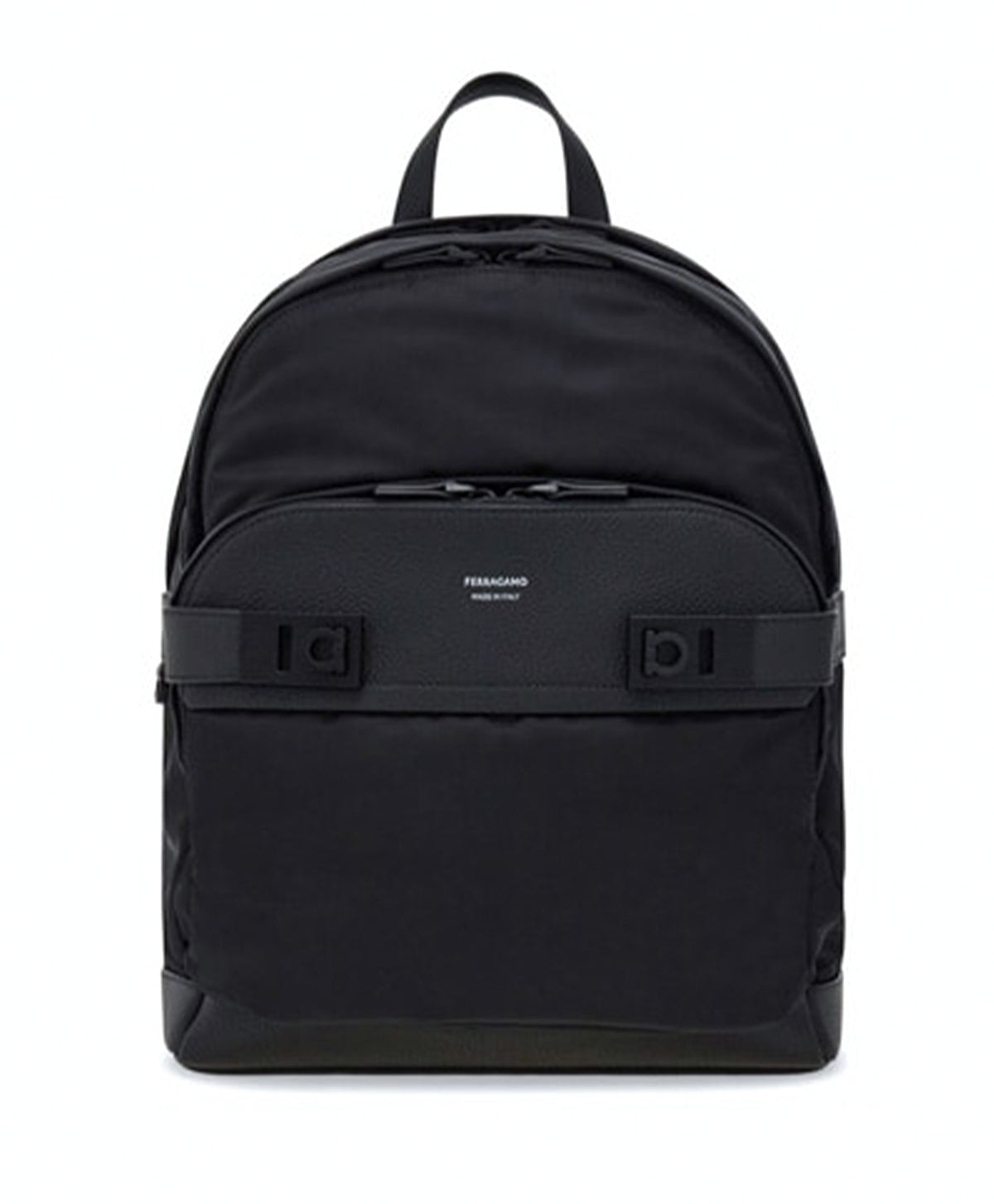 Backpack With Gancini Buckles Black