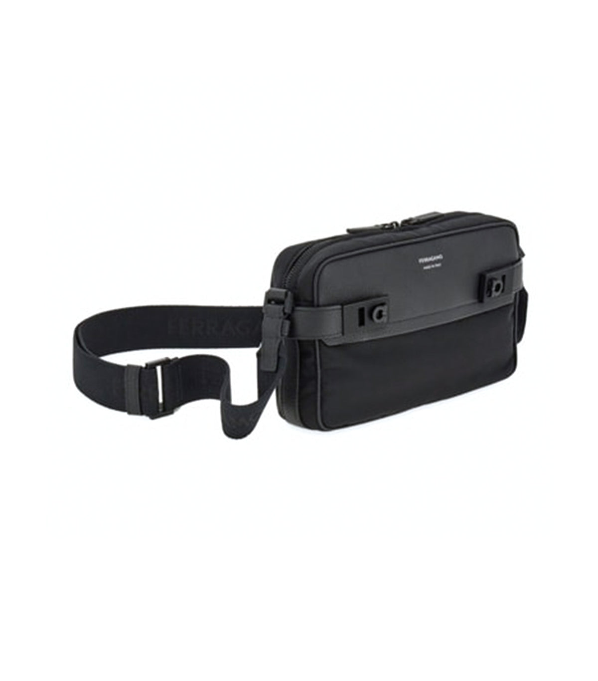 Crossbody Bag With Hug Buckle Black