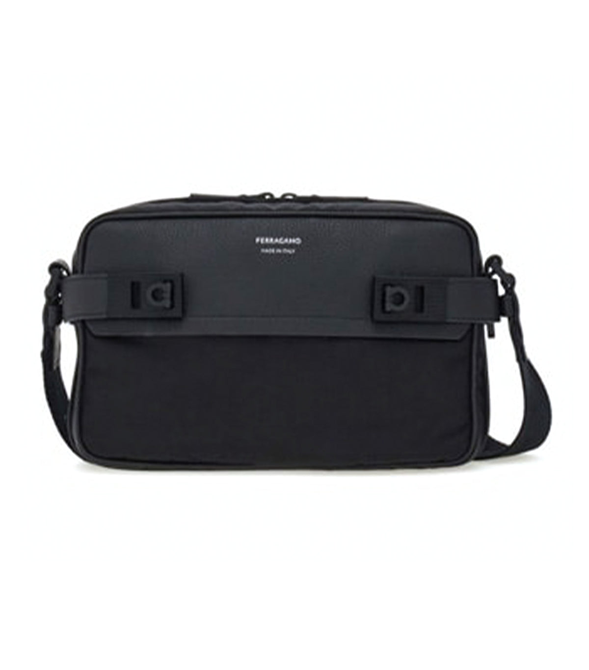 Crossbody Bag With Hug Buckle Black