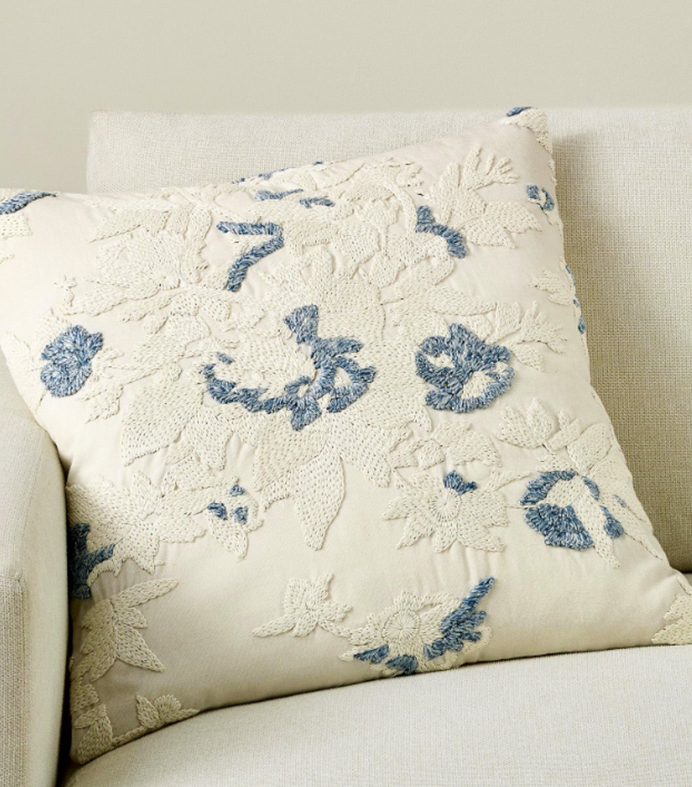 Avila Embroidered Pillow Cover Multi