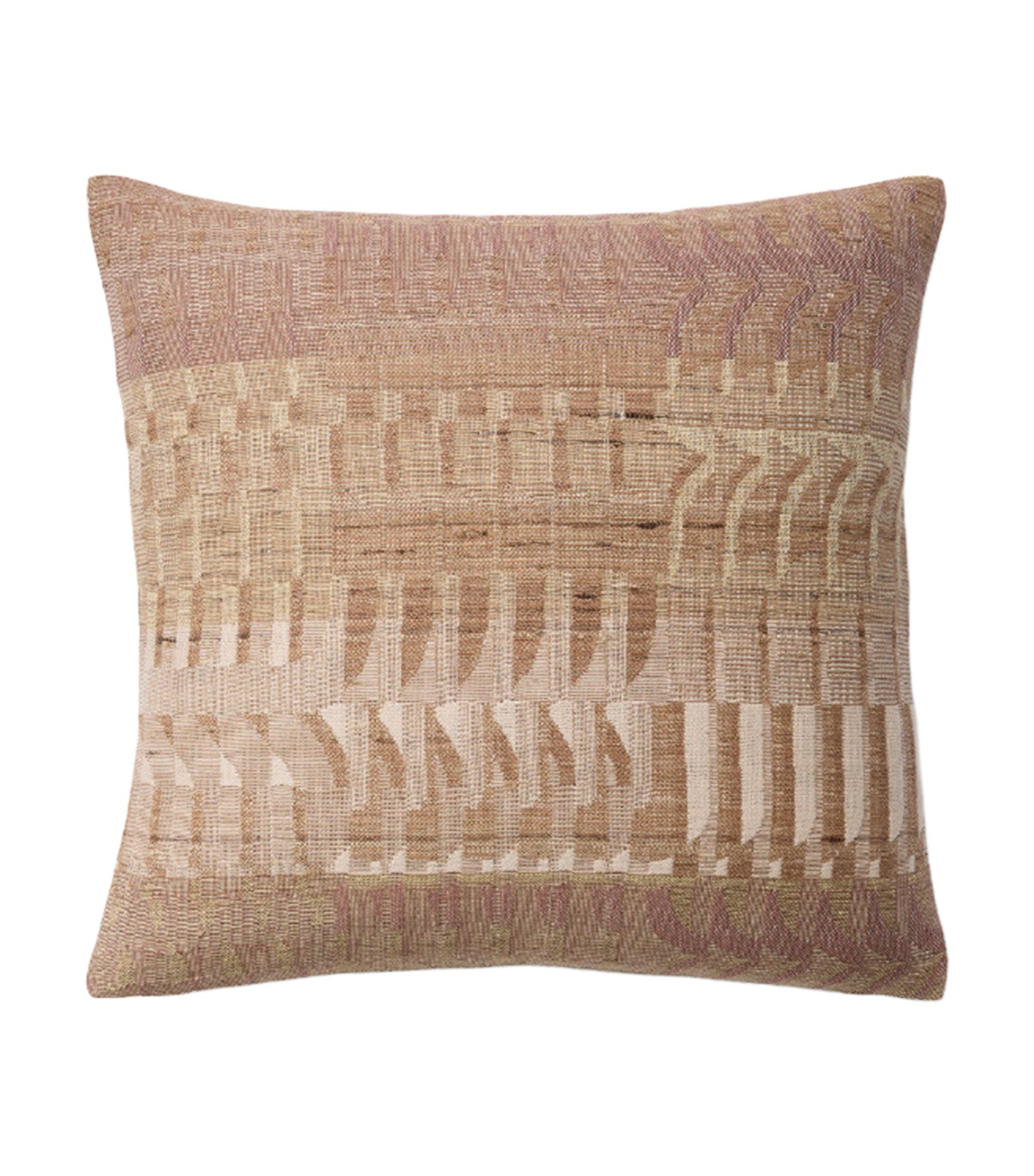 Modern Silk Shapes Cushion Cover