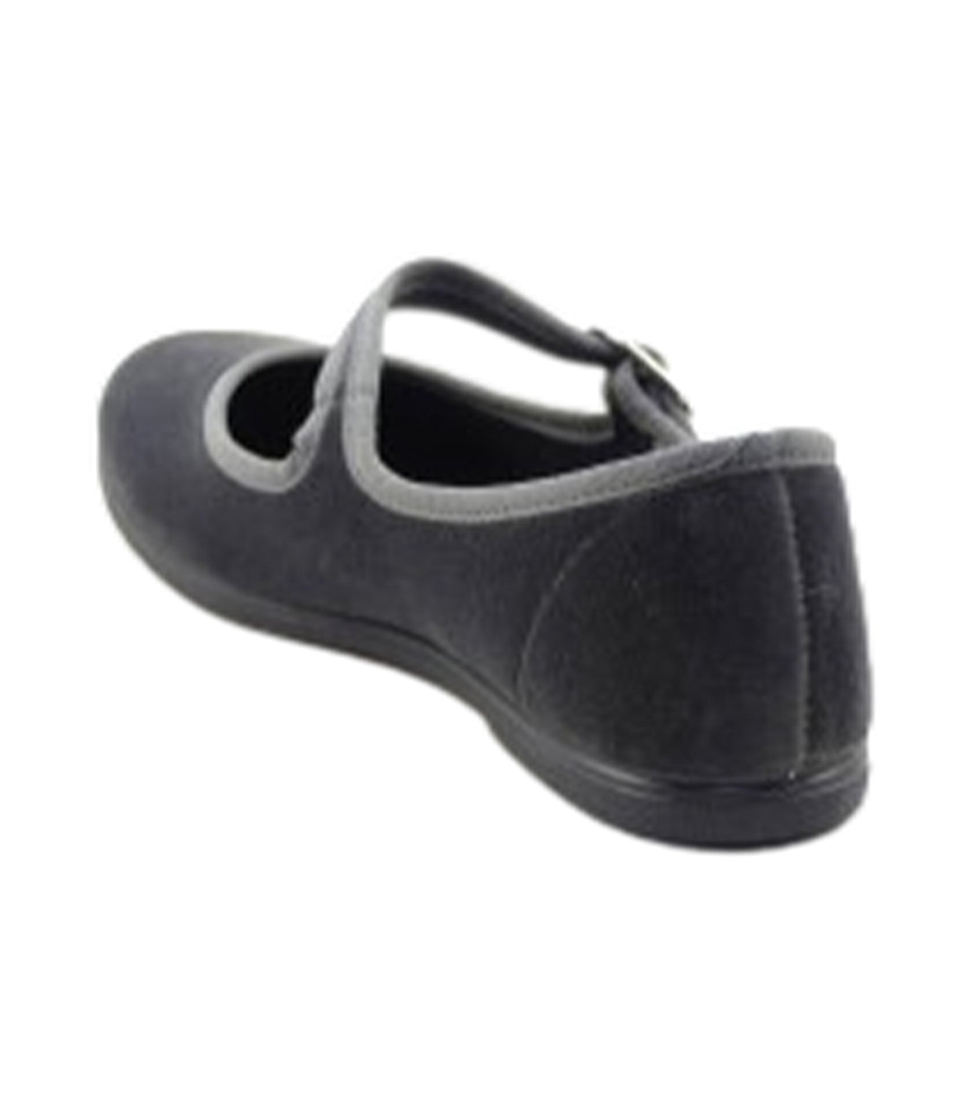 Macarena Rania Terciopelo Ballet Flats Gris
