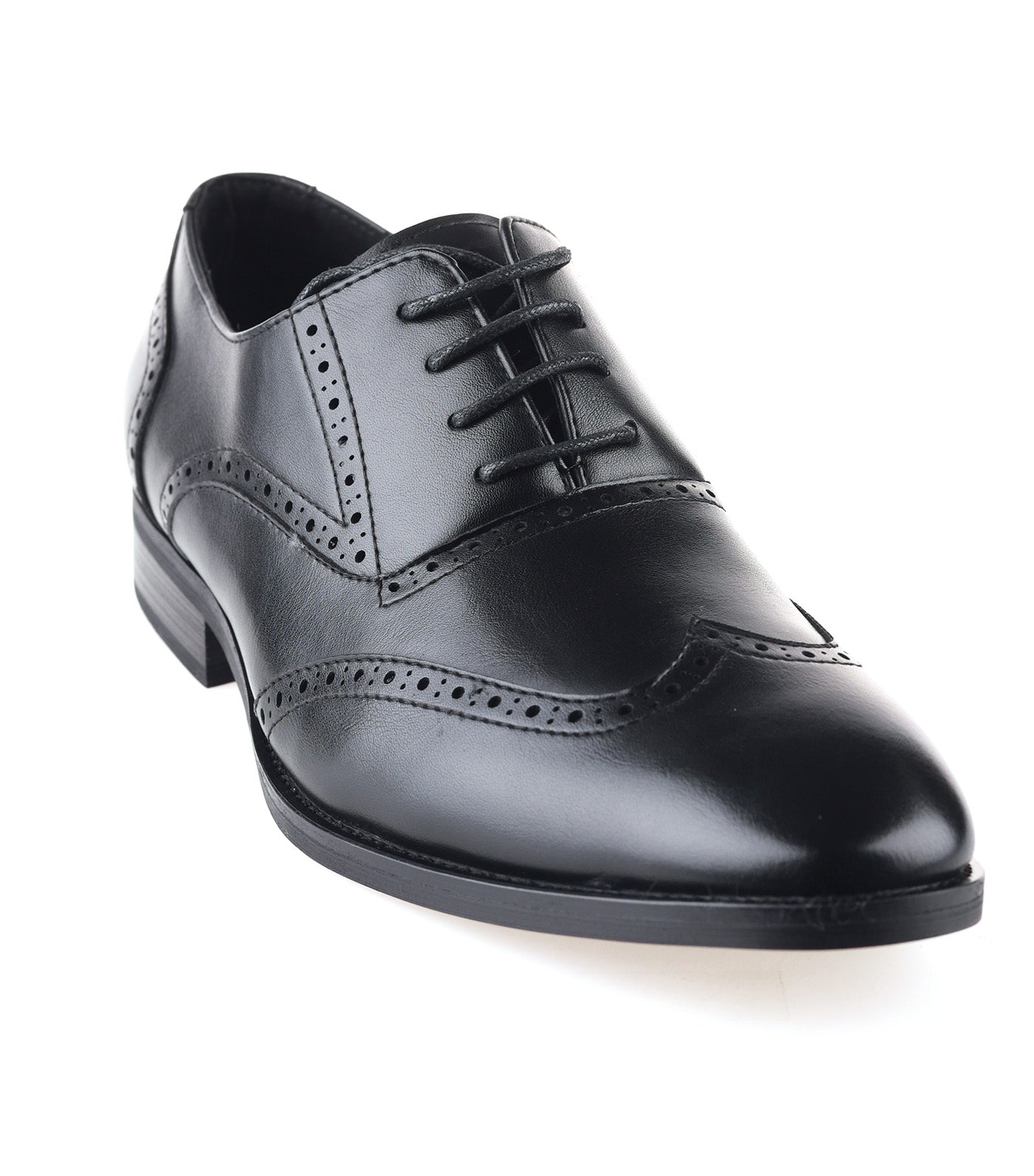 Kenneth Cole Anders Wingtip Lace Up Black