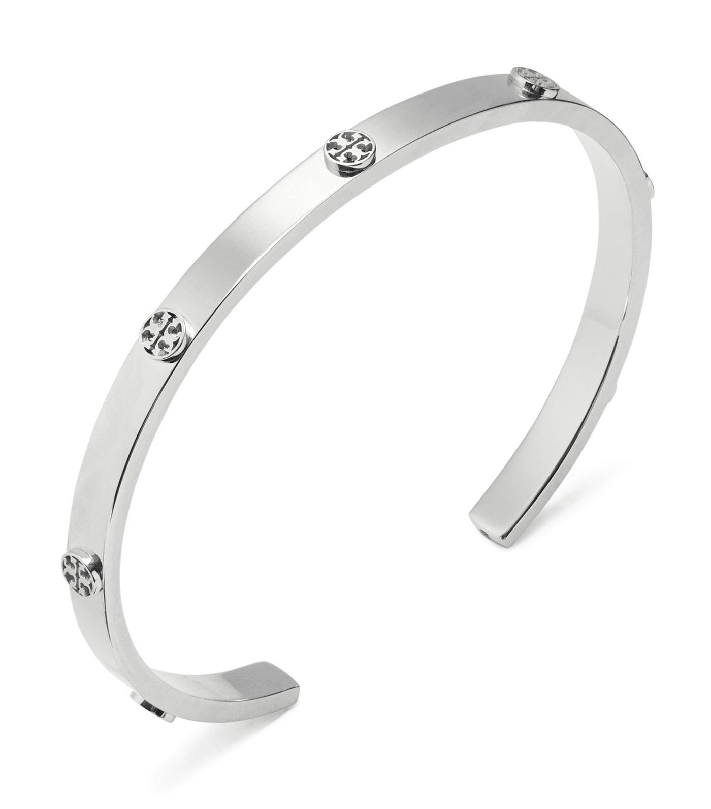 Tory Burch Thin Miller Stud Cuff Tory Silver